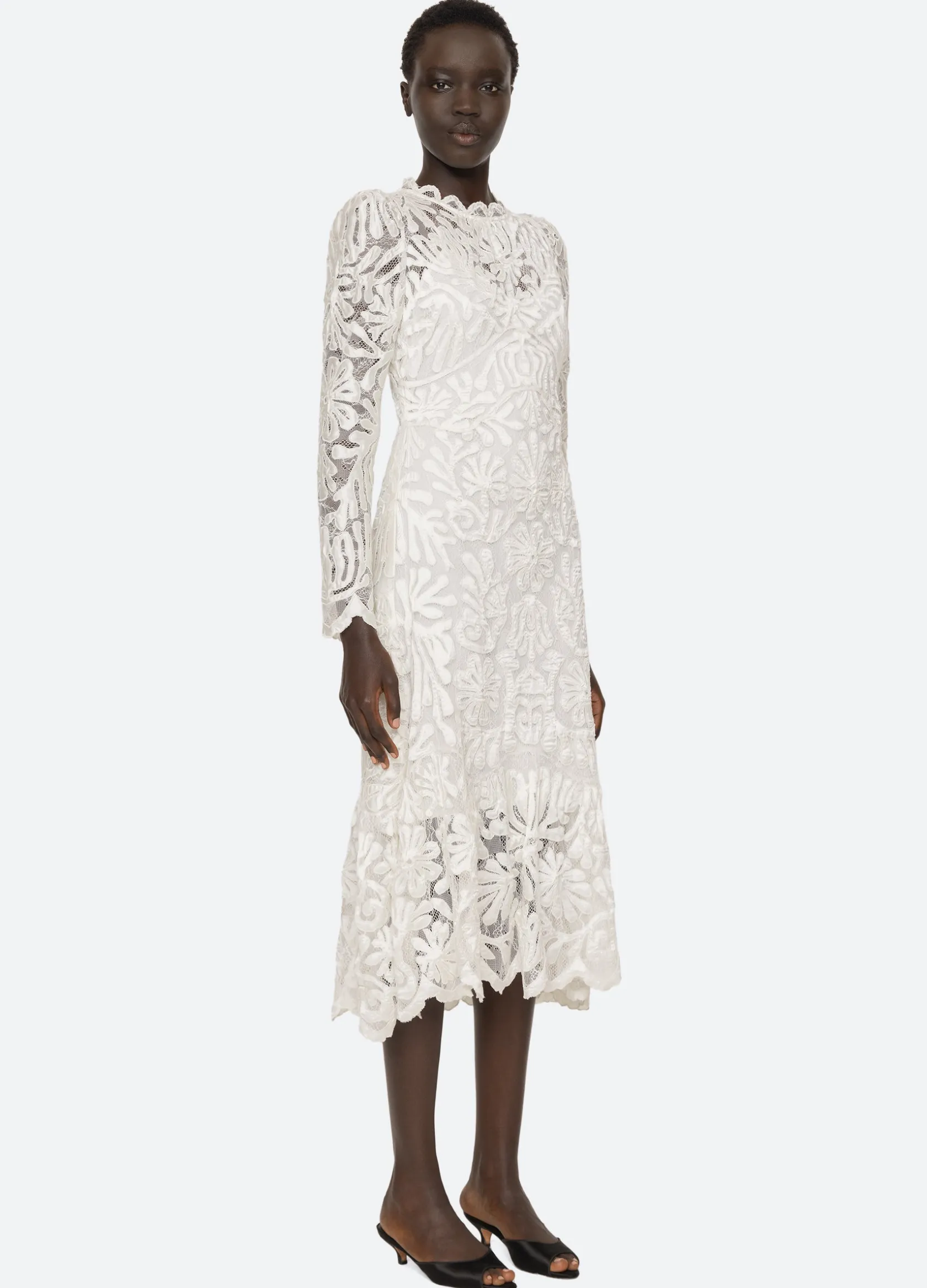 Dresses>Sea New York Agathe L/S Dress Cream