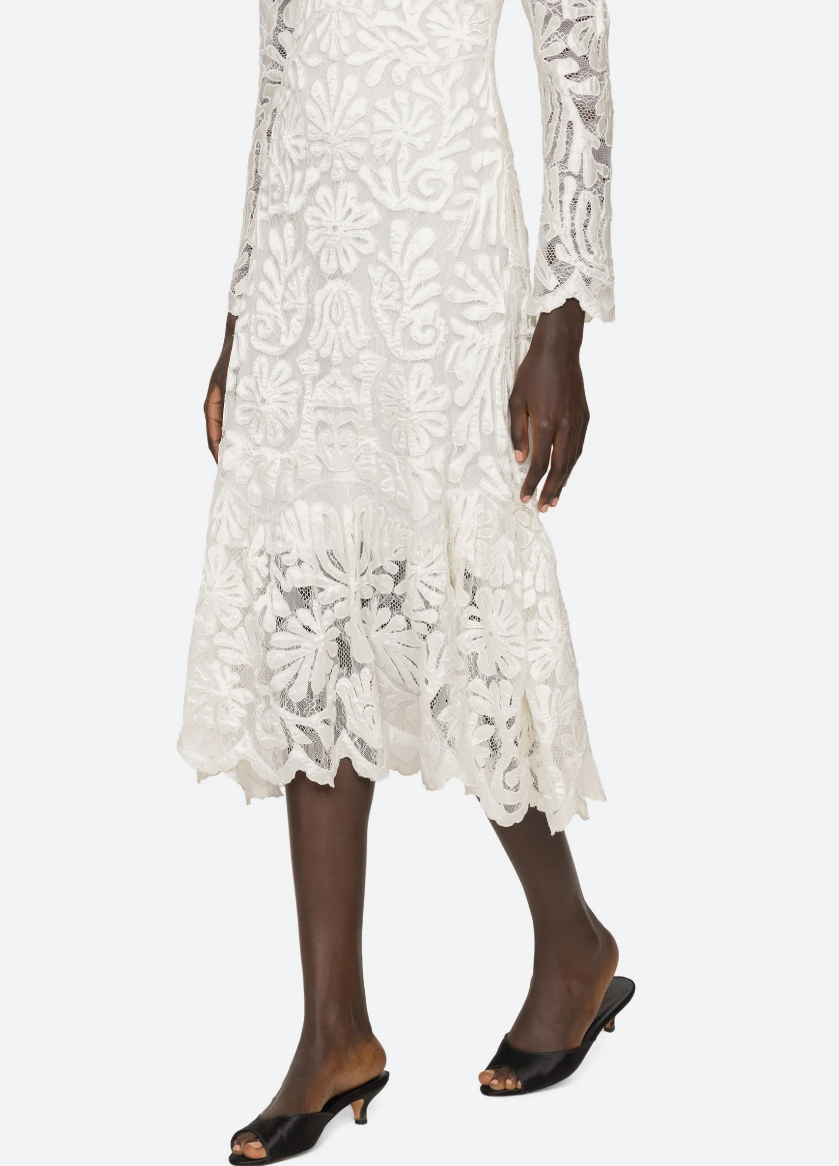 Dresses>Sea New York Agathe L/S Dress Cream