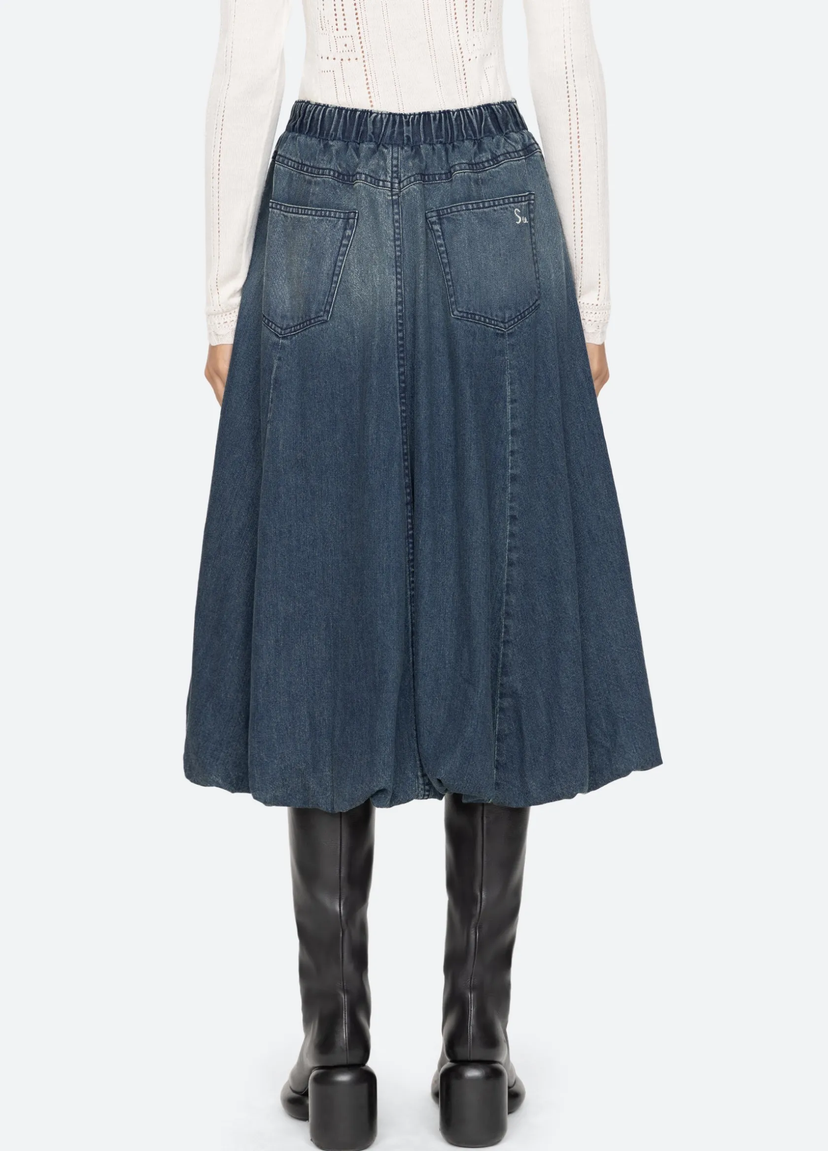 Bottoms>Sea New York Amari Skirt Blue