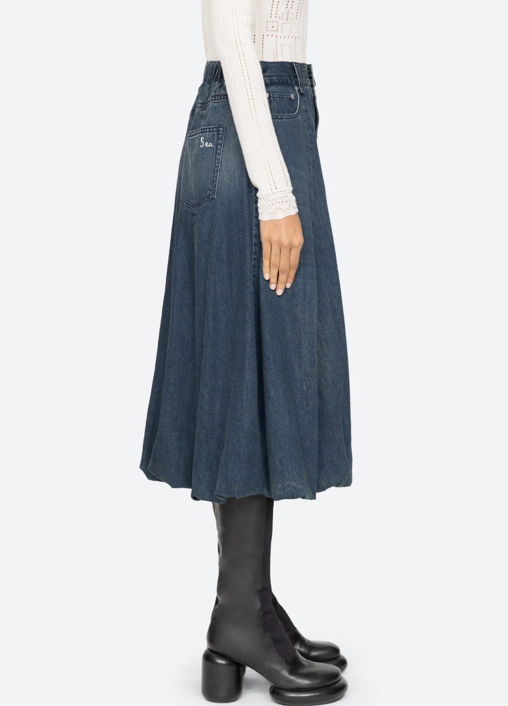 Bottoms>Sea New York Amari Skirt Blue