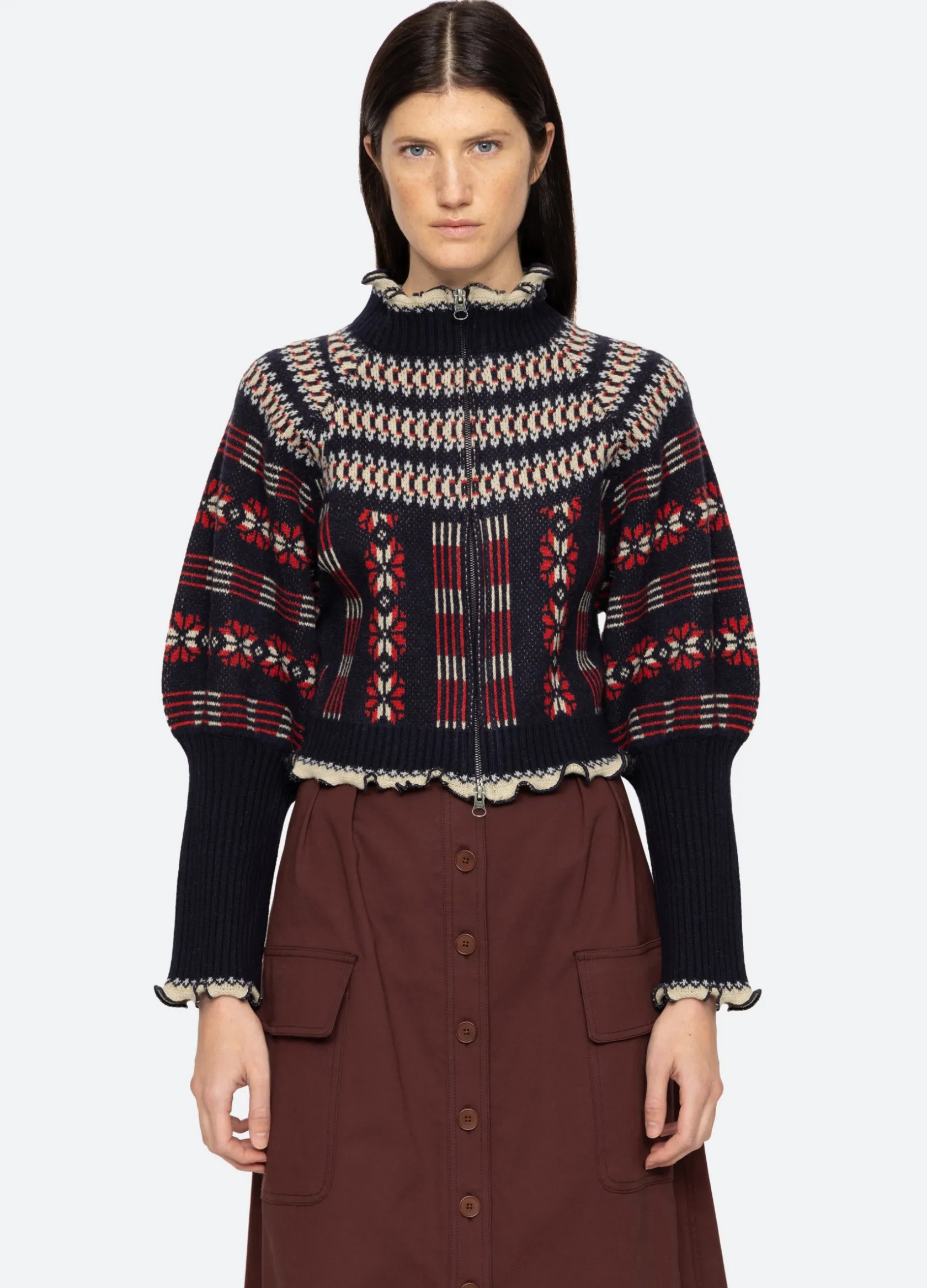 Tops|Sweaters>Sea New York Ayla Cardigan Multi