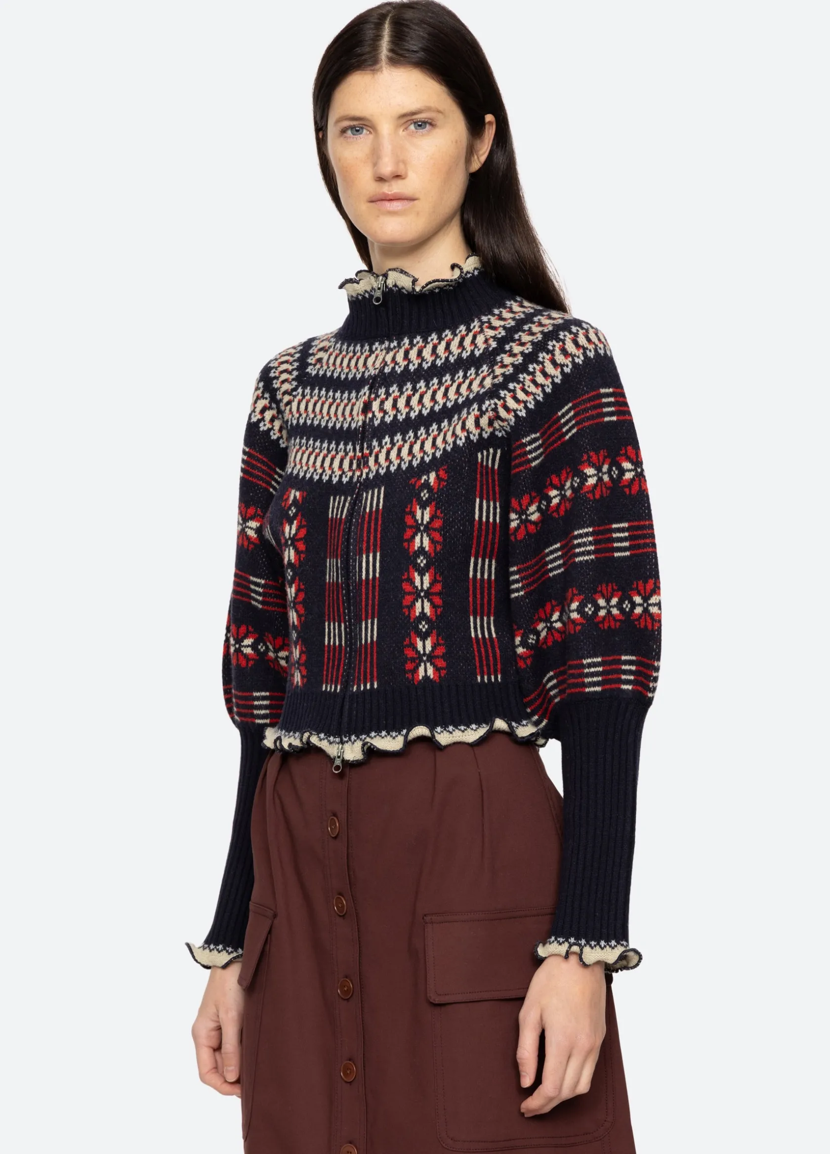 Tops|Sweaters>Sea New York Ayla Cardigan Multi