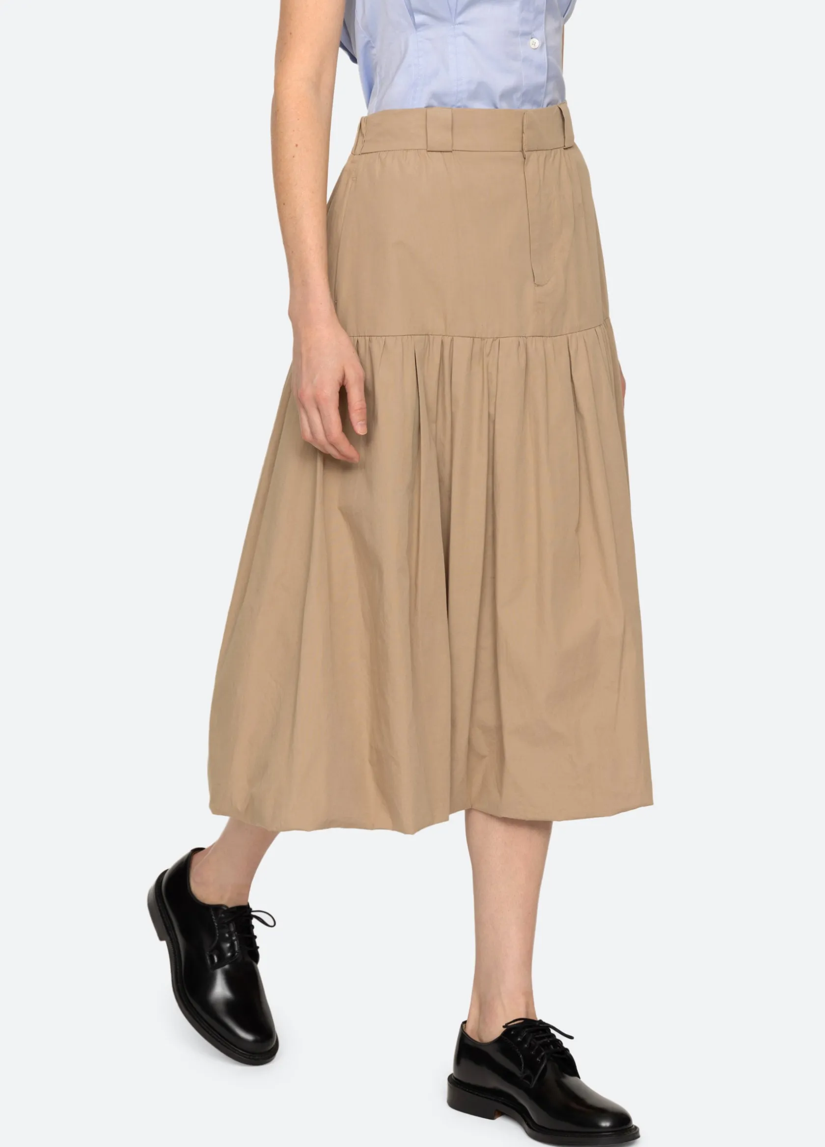 Bottoms>Sea New York Belle Bubble Skirt Khaki
