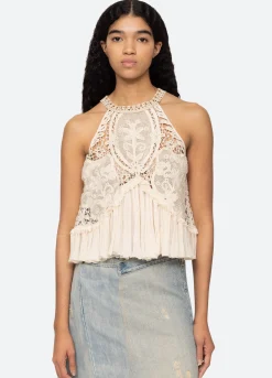 Tops>Sea New York Bente Tank Cream