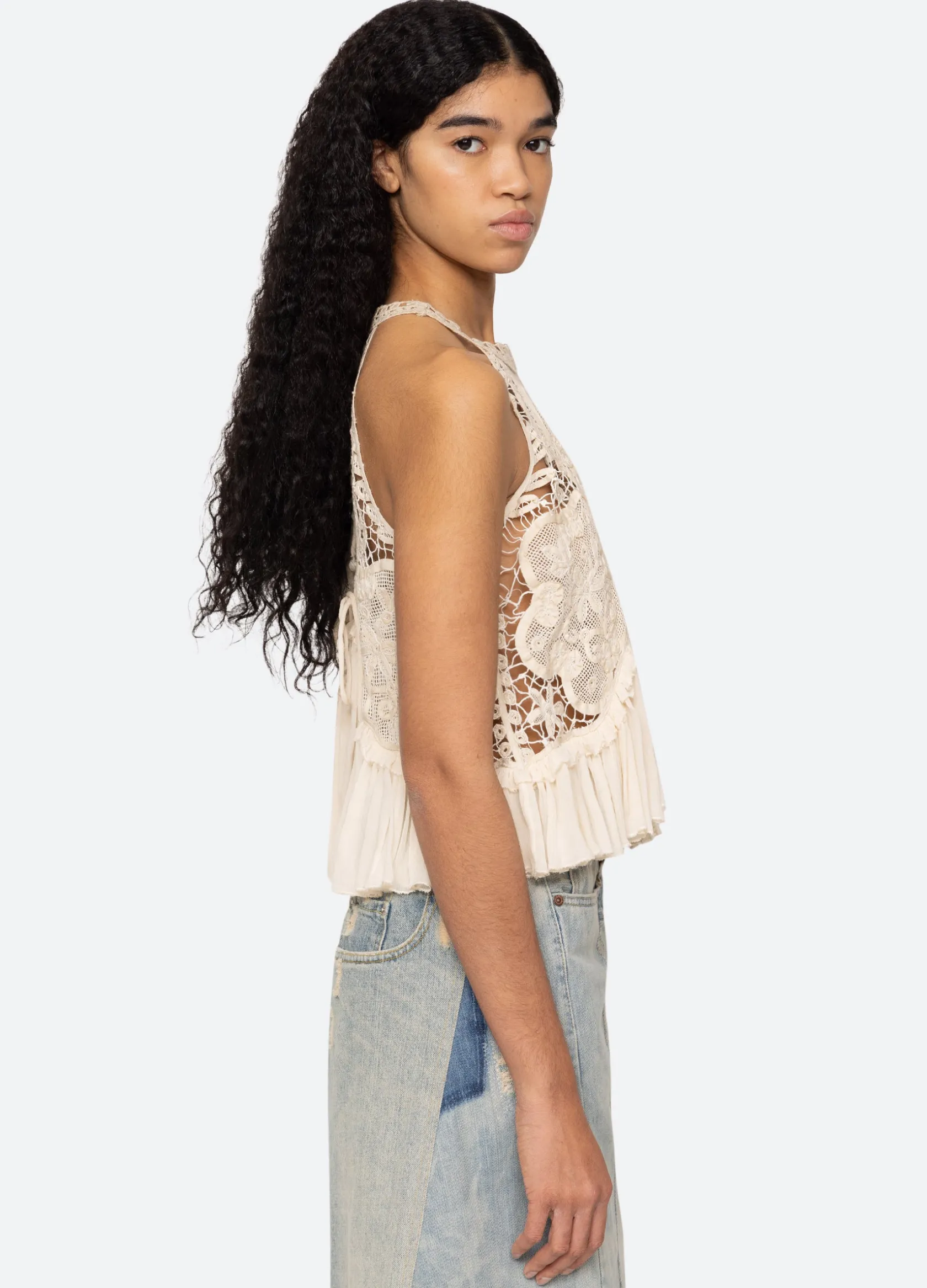 Tops>Sea New York Bente Tank Cream