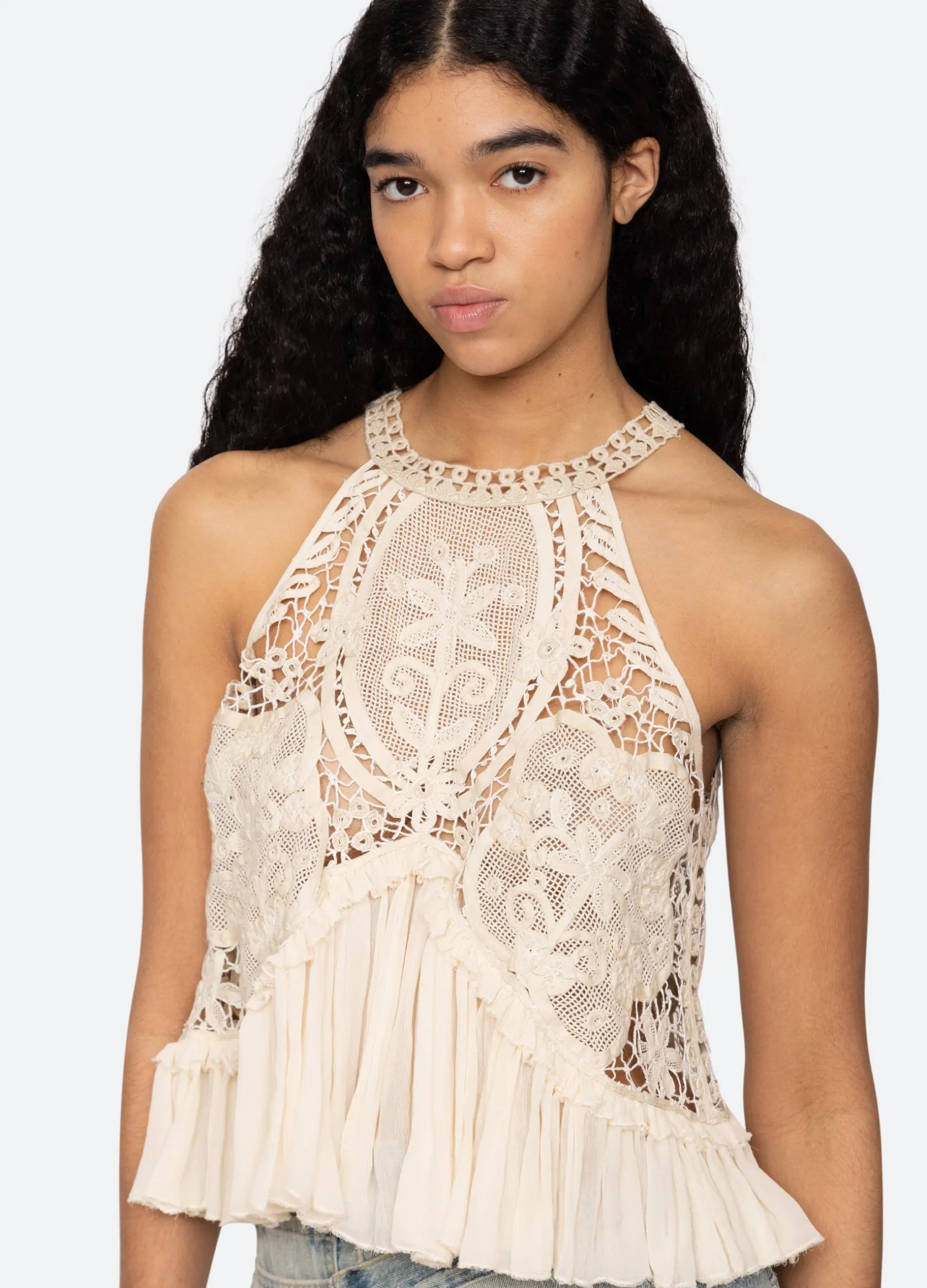 Tops>Sea New York Bente Tank Cream
