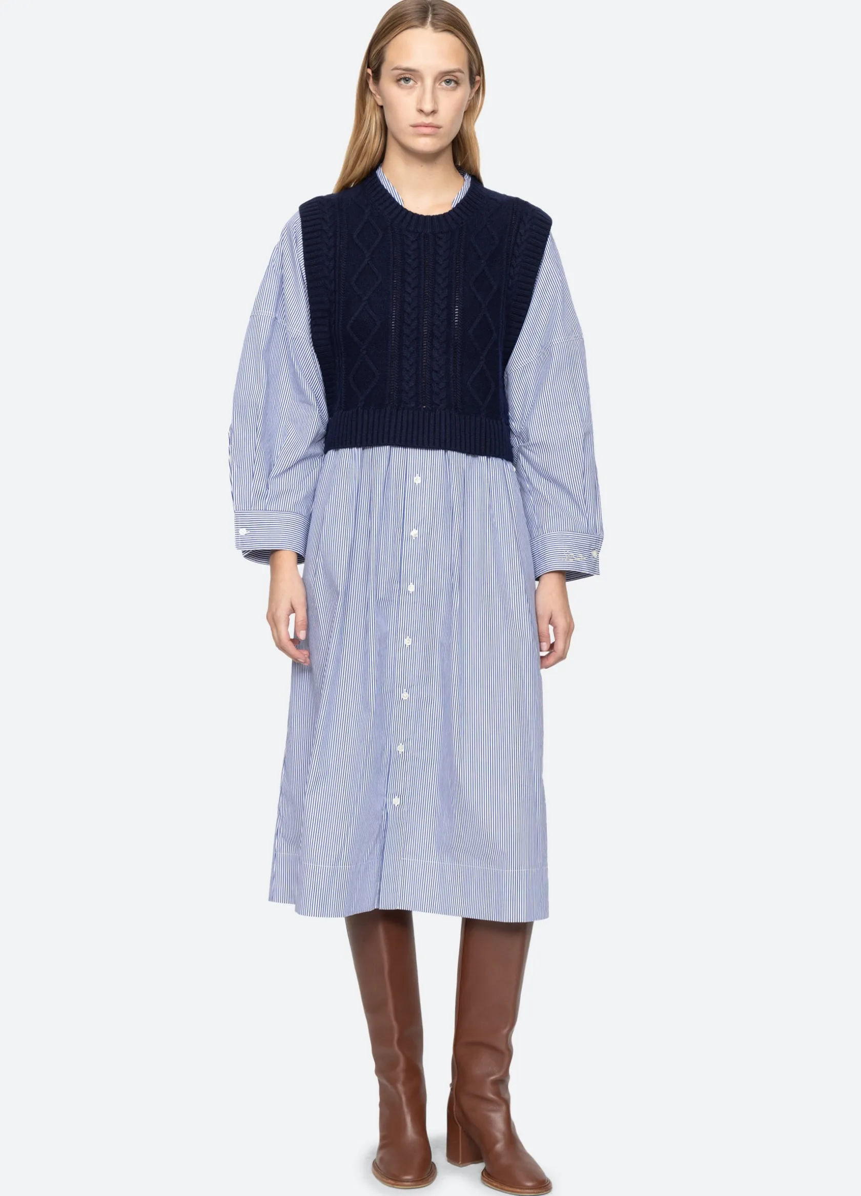 Dresses>Sea New York Caleb Dress Navy