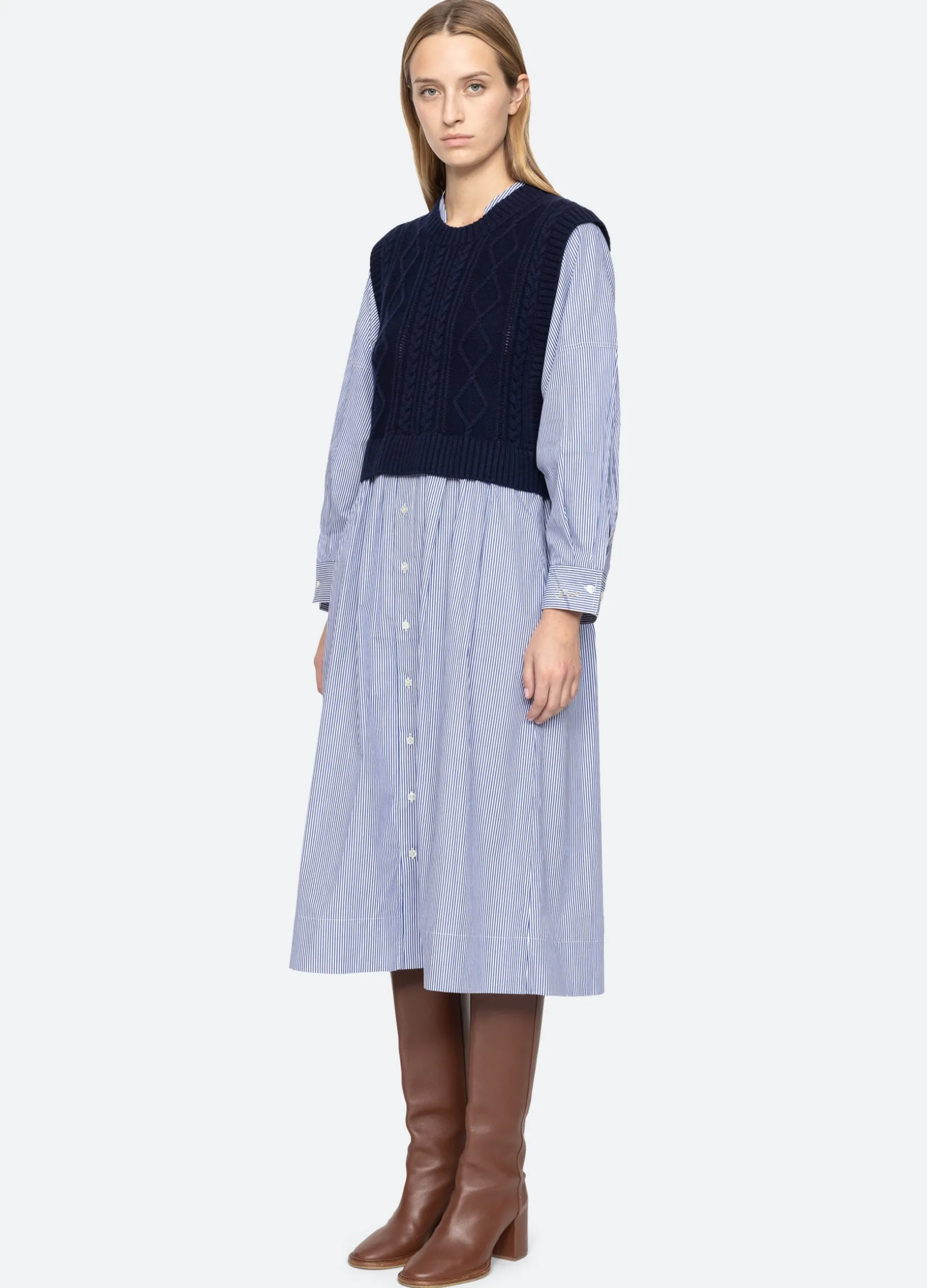 Dresses>Sea New York Caleb Dress Navy