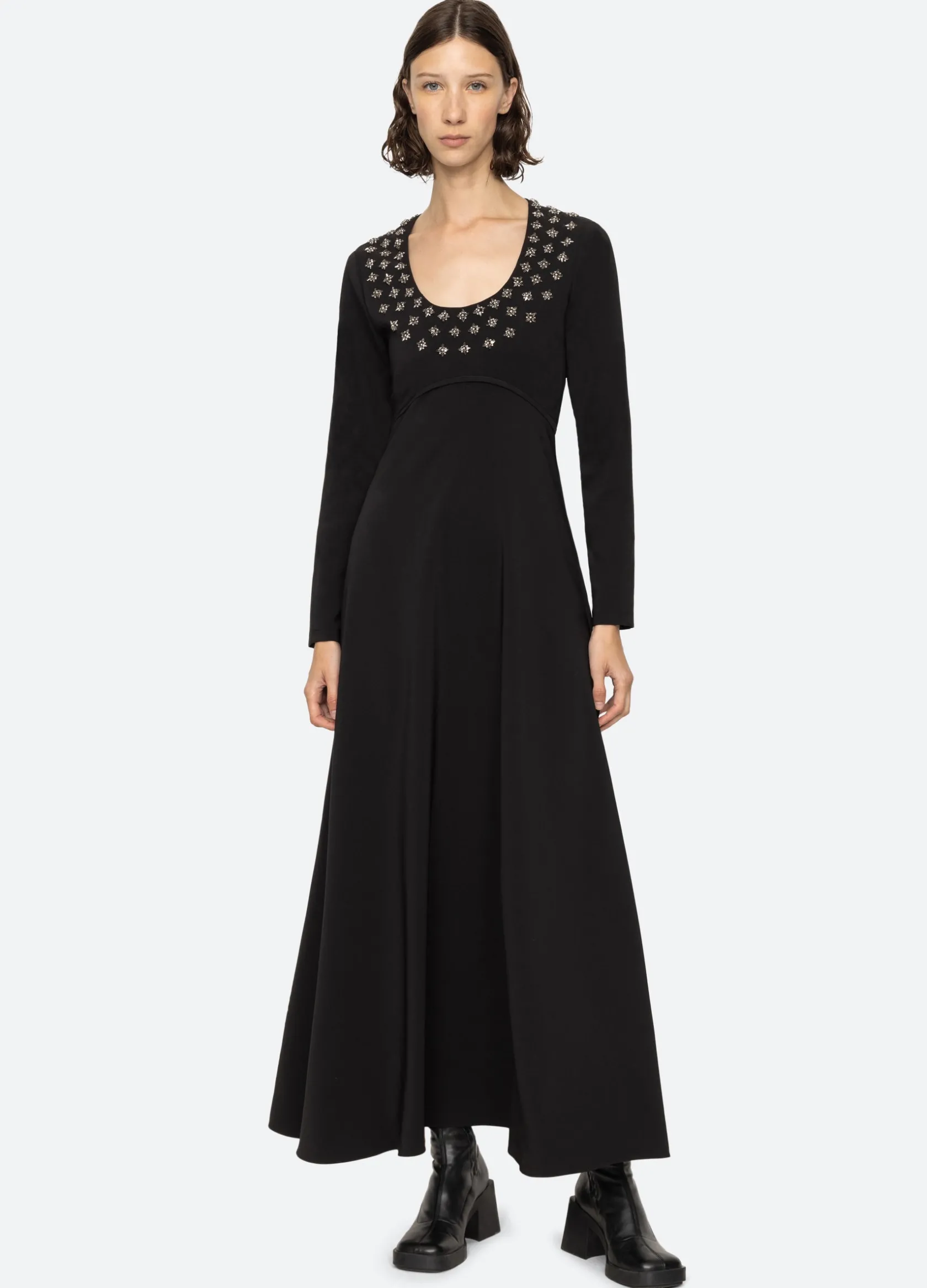 Dresses>Sea New York Caryl L/S Dress Black