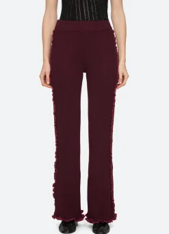 Bottoms>Sea New York Clare Pants Burgundy