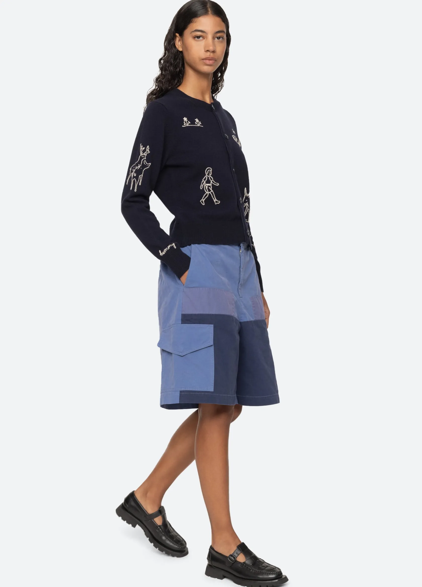 Tops|Sweaters>Sea New York Demi Cardigan Navy