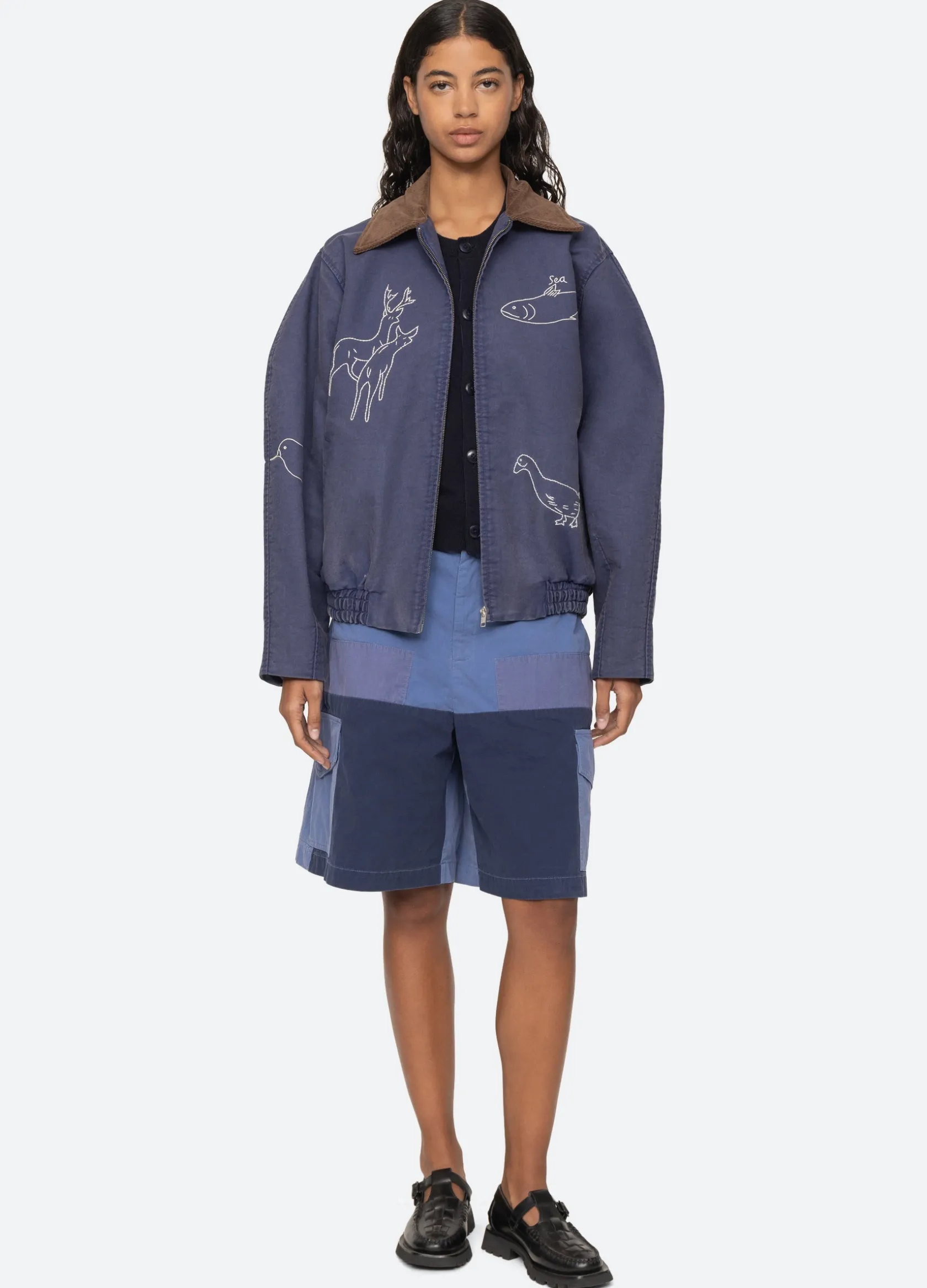 Outerwear>Sea New York Demi Jacket Blue