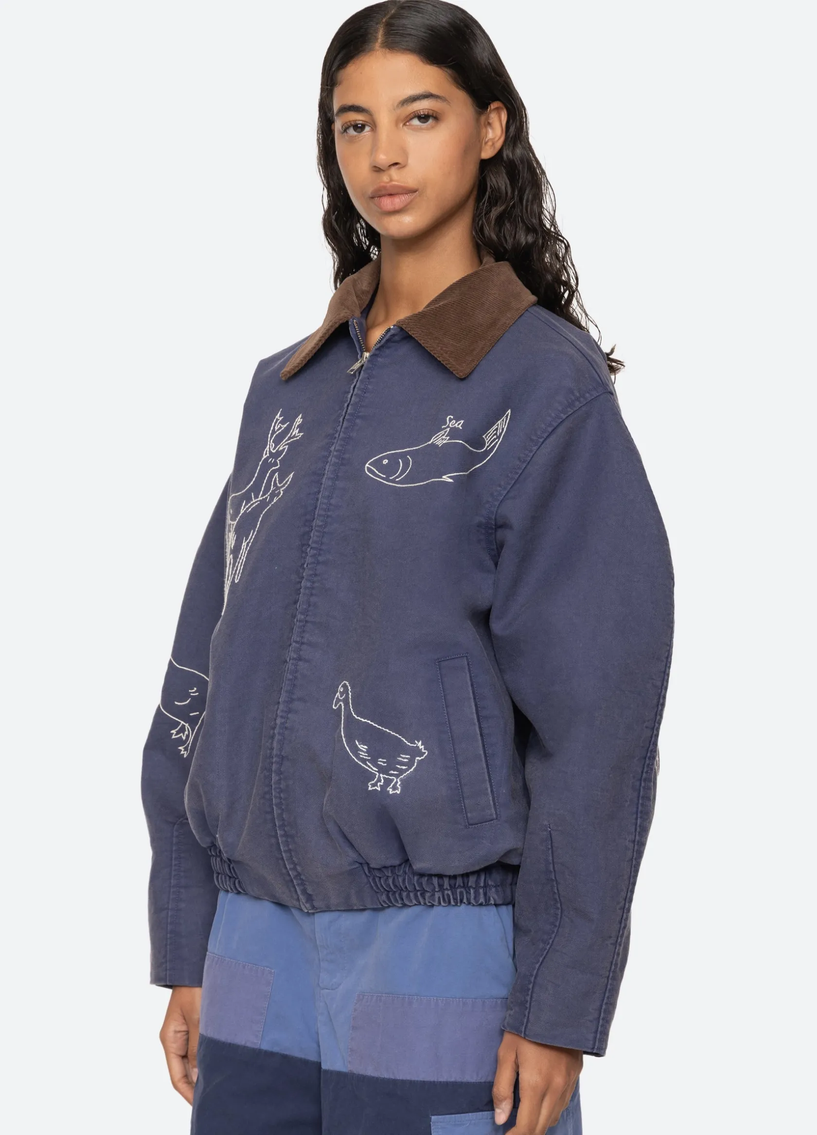 Outerwear>Sea New York Demi Jacket Blue