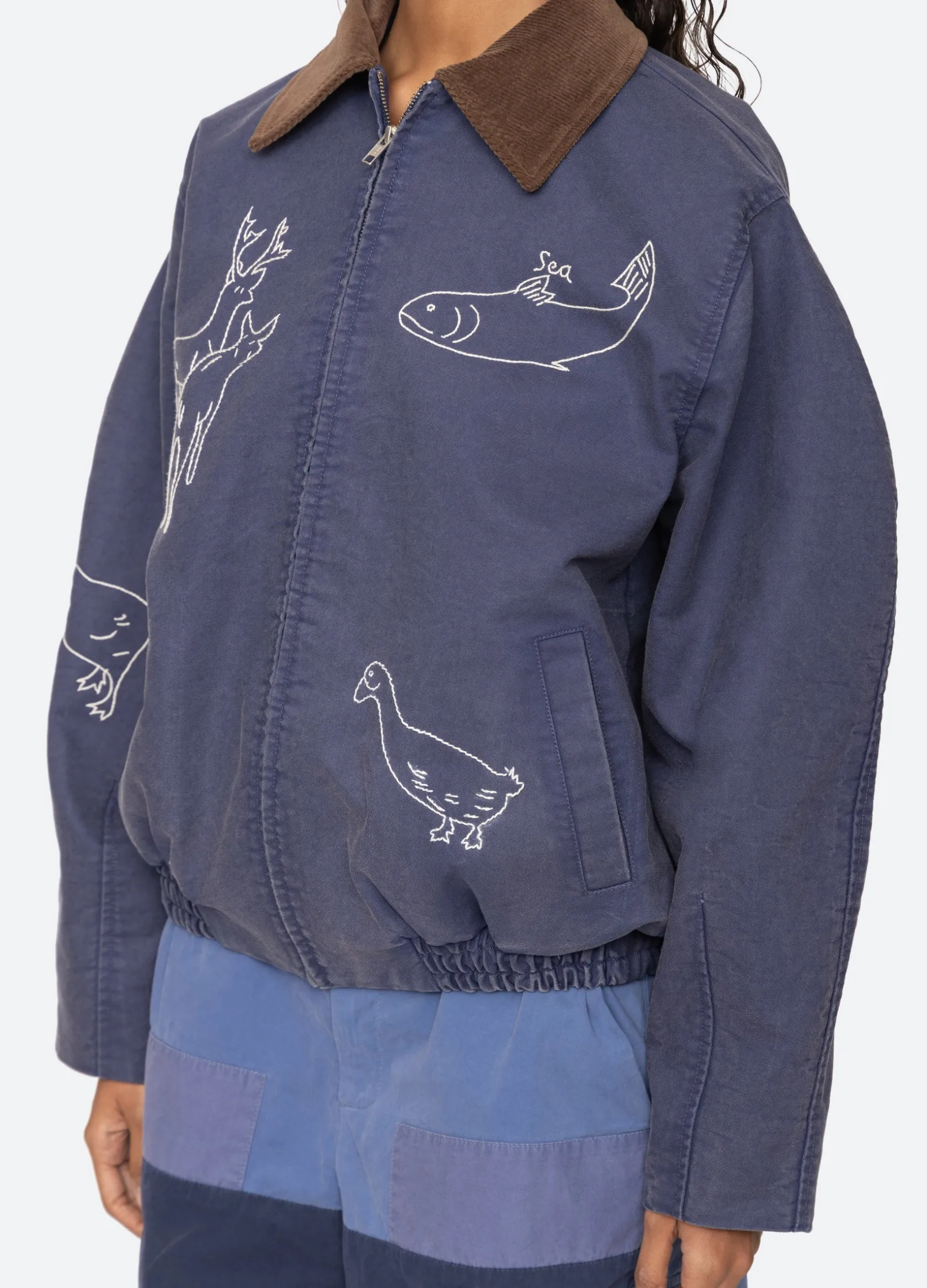 Outerwear>Sea New York Demi Jacket Blue