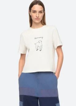 Tops>Sea New York Demi T-Shirt White