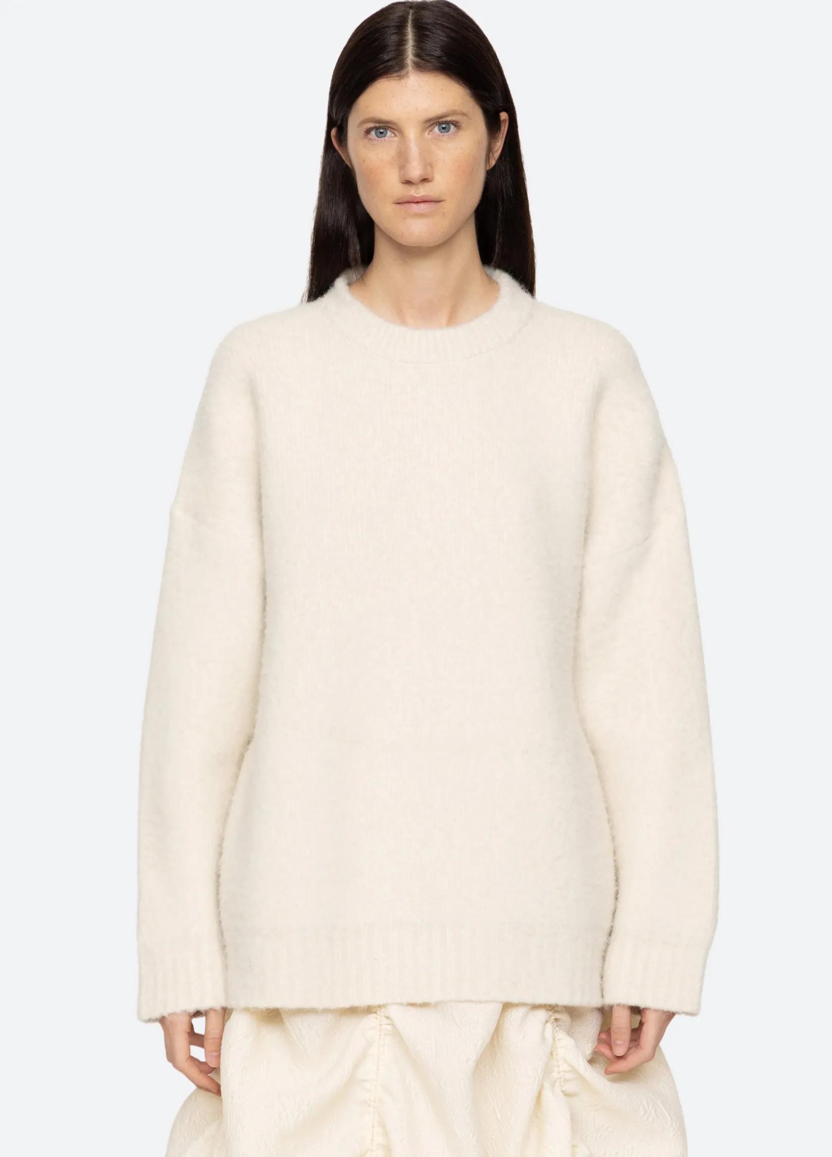 Sweaters|Tops>Sea New York Devana Sweater White