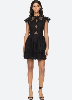 Dresses>Sea New York Drea Mini Dress Black