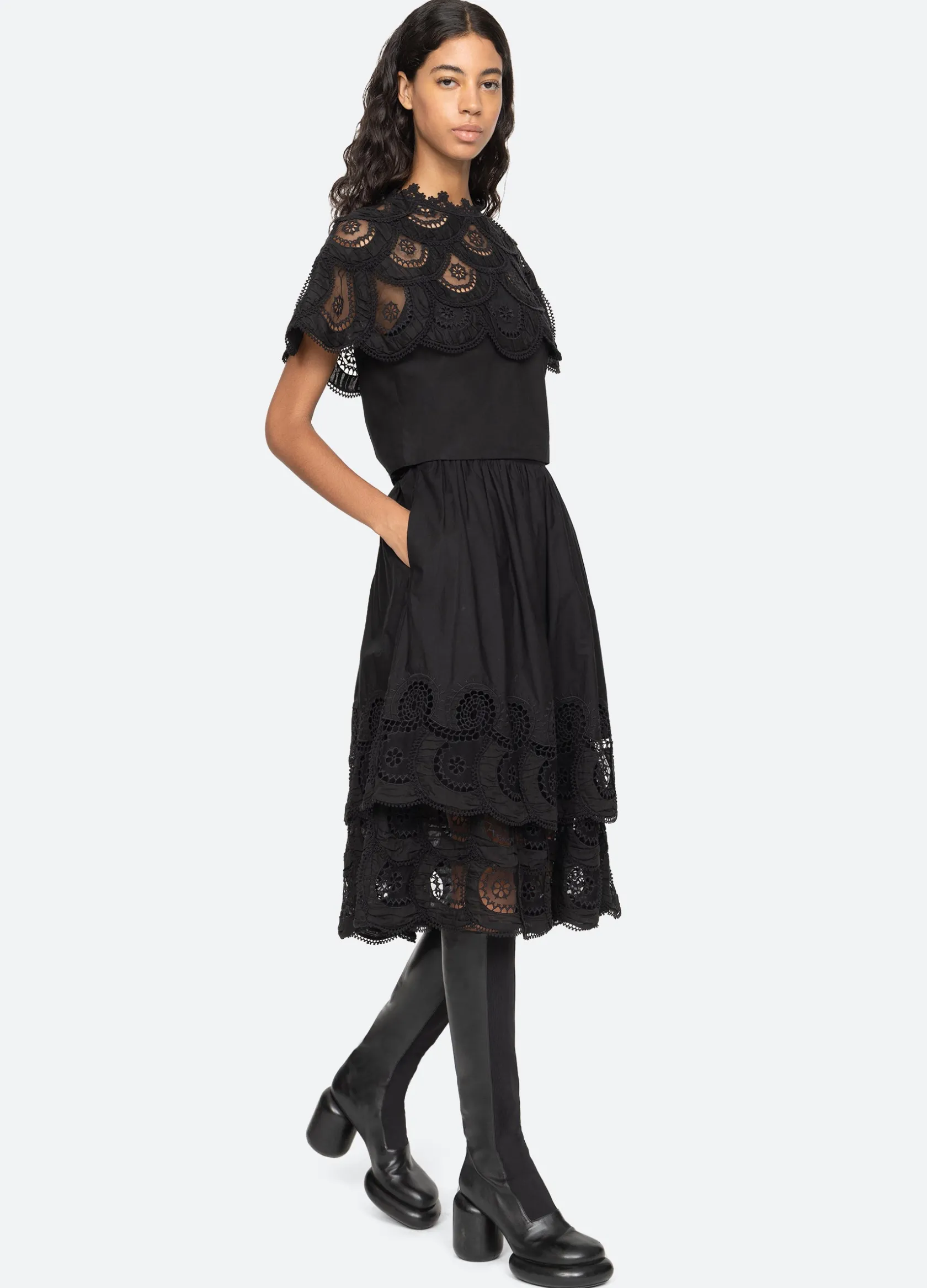 Bottoms>Sea New York Drea Skirt Black