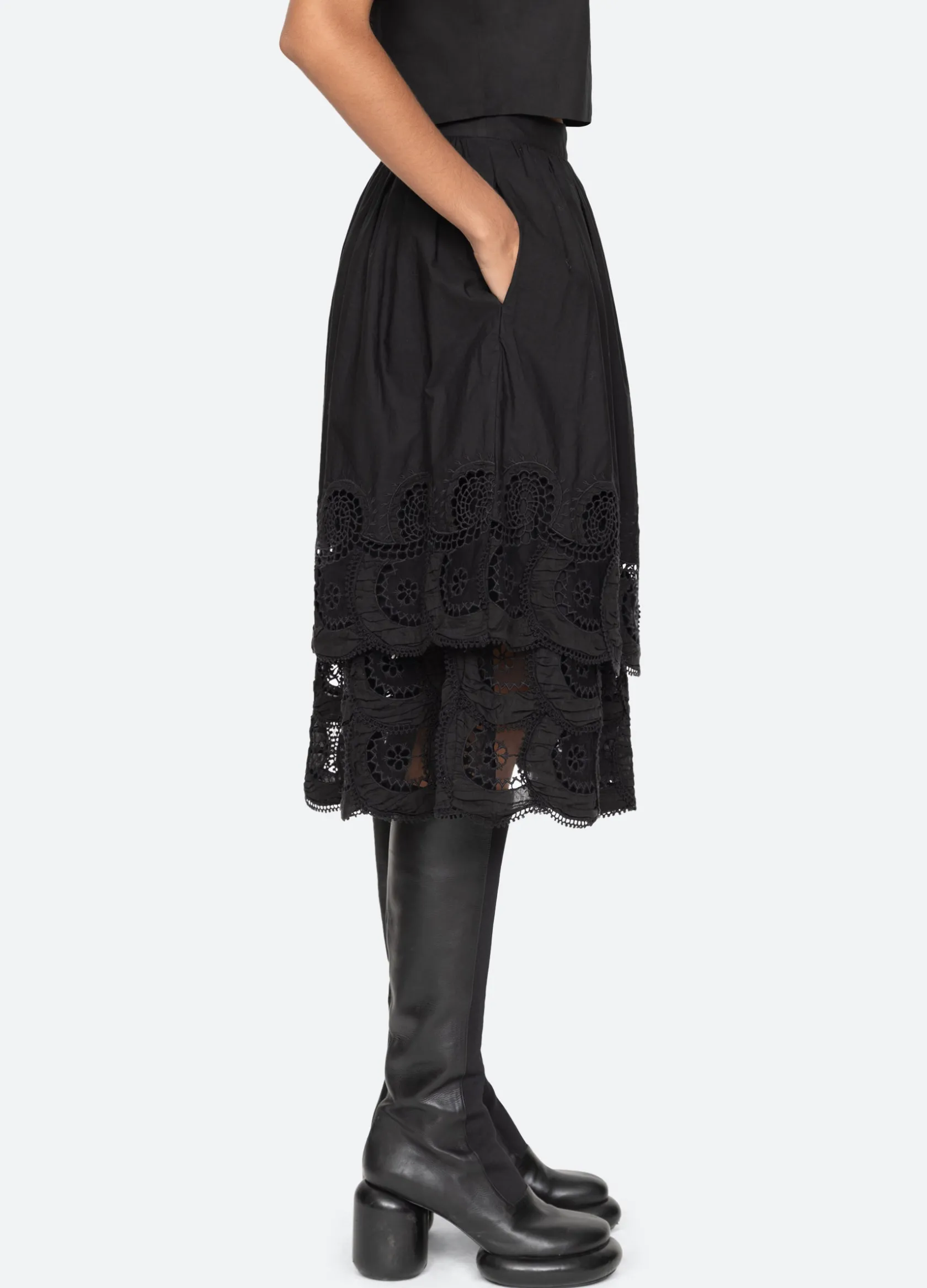 Bottoms>Sea New York Drea Skirt Black