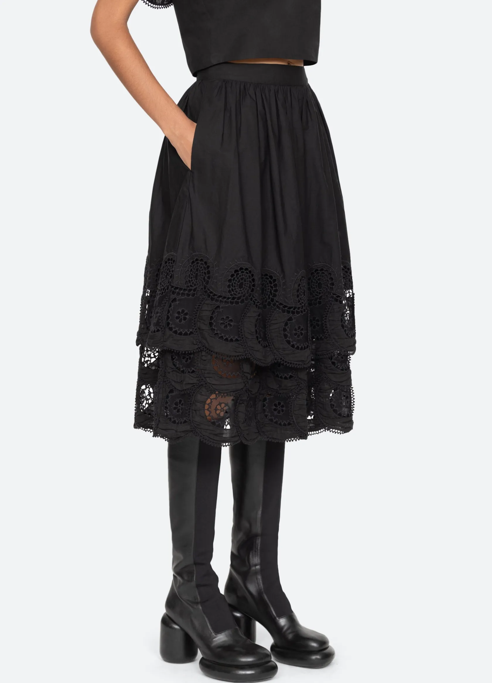 Bottoms>Sea New York Drea Skirt Black