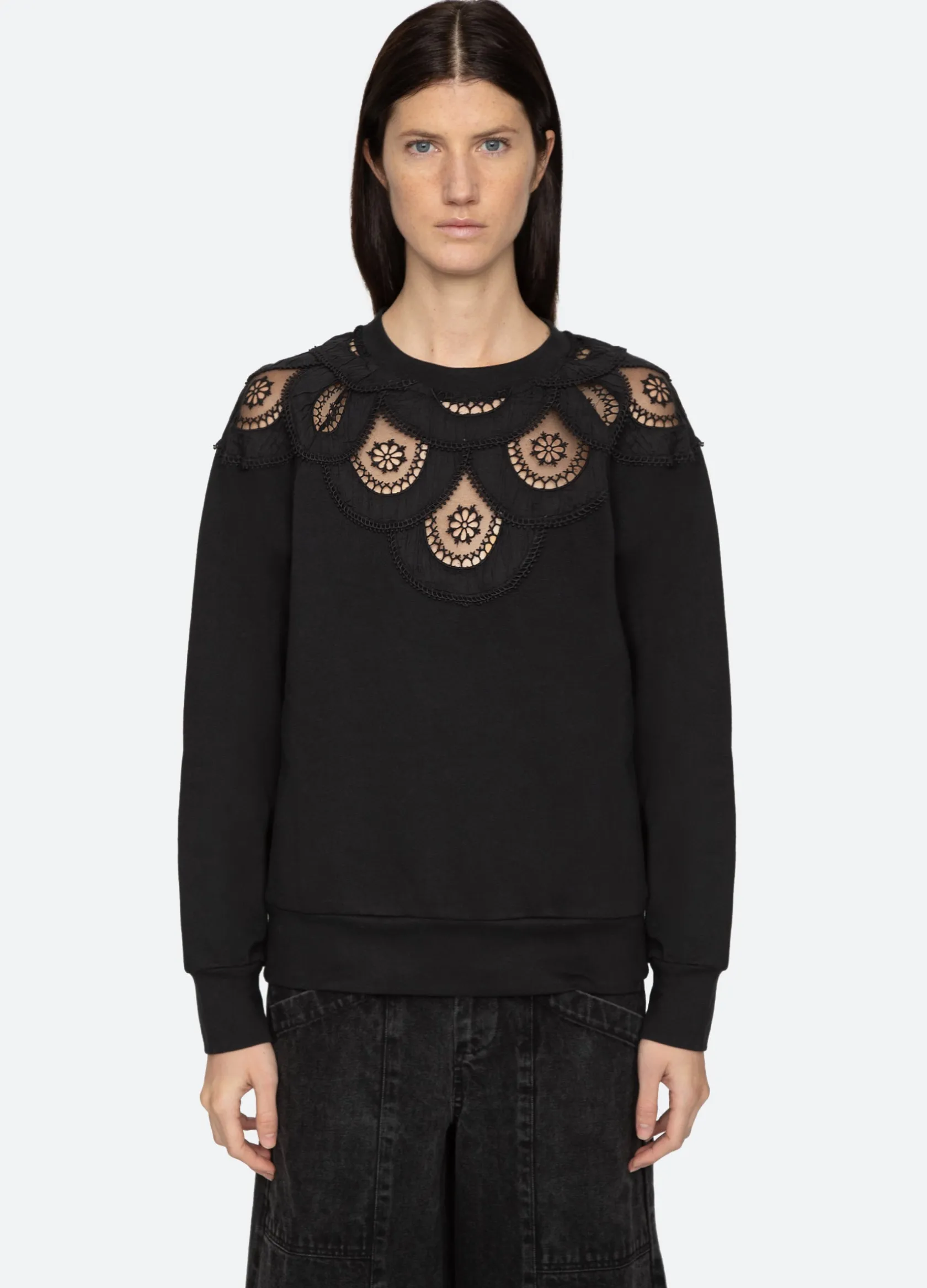 Tops>Sea New York Drea Sweatshirt Black