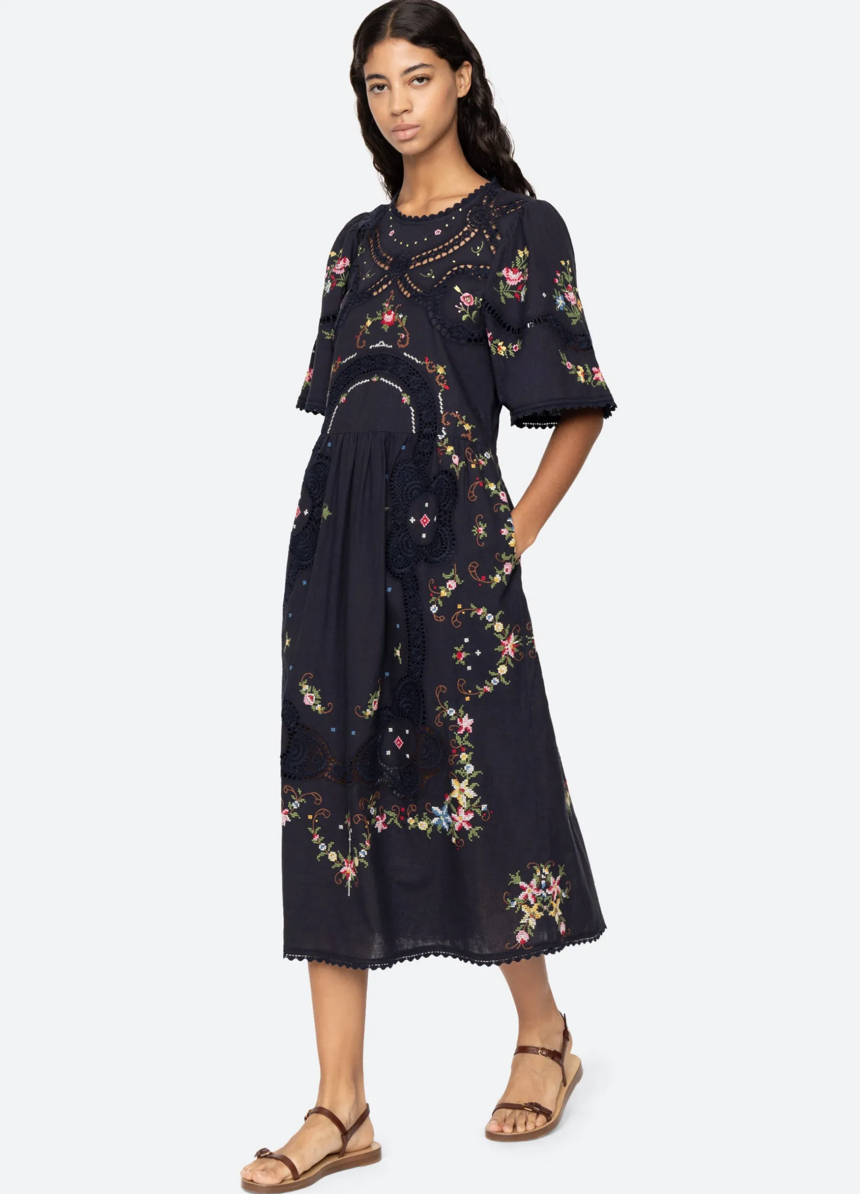 Dresses>Sea New York Edwina S/S Dress Navy