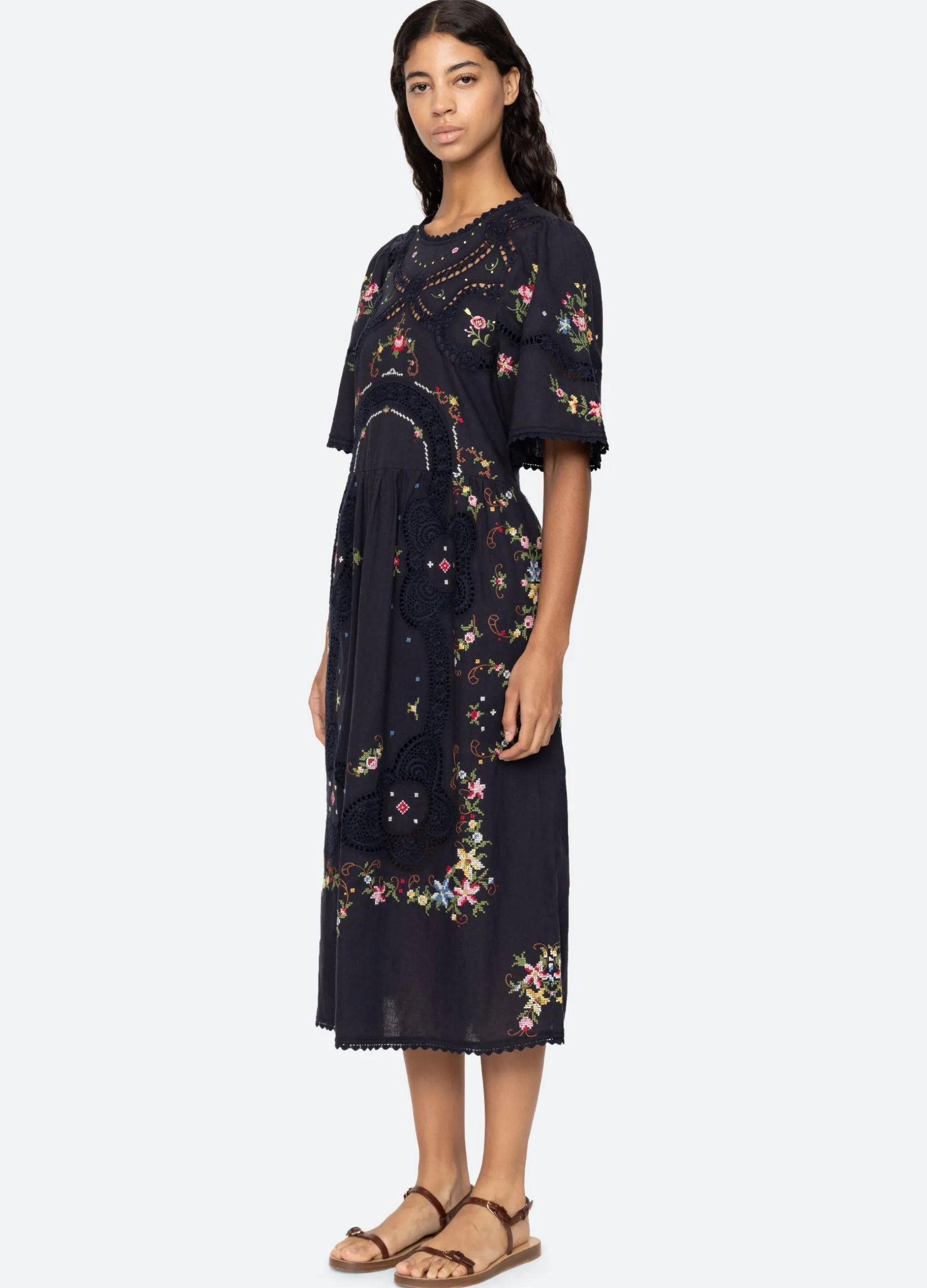 Dresses>Sea New York Edwina S/S Dress Navy