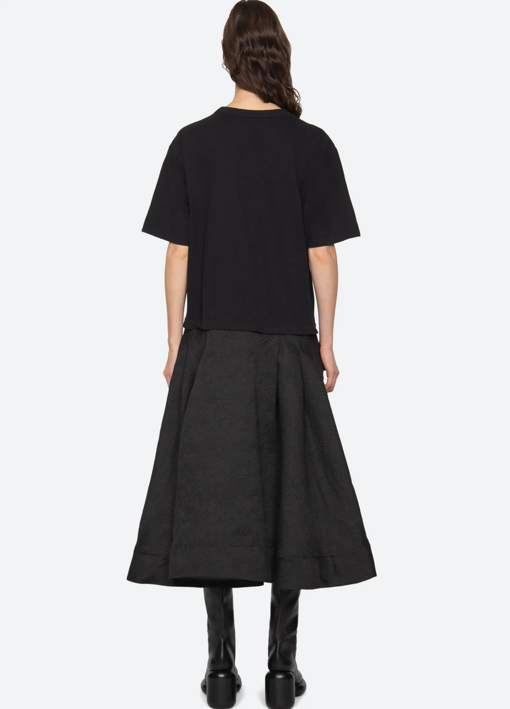 Dresses>Sea New York Elegi T-Shirt Dress Black