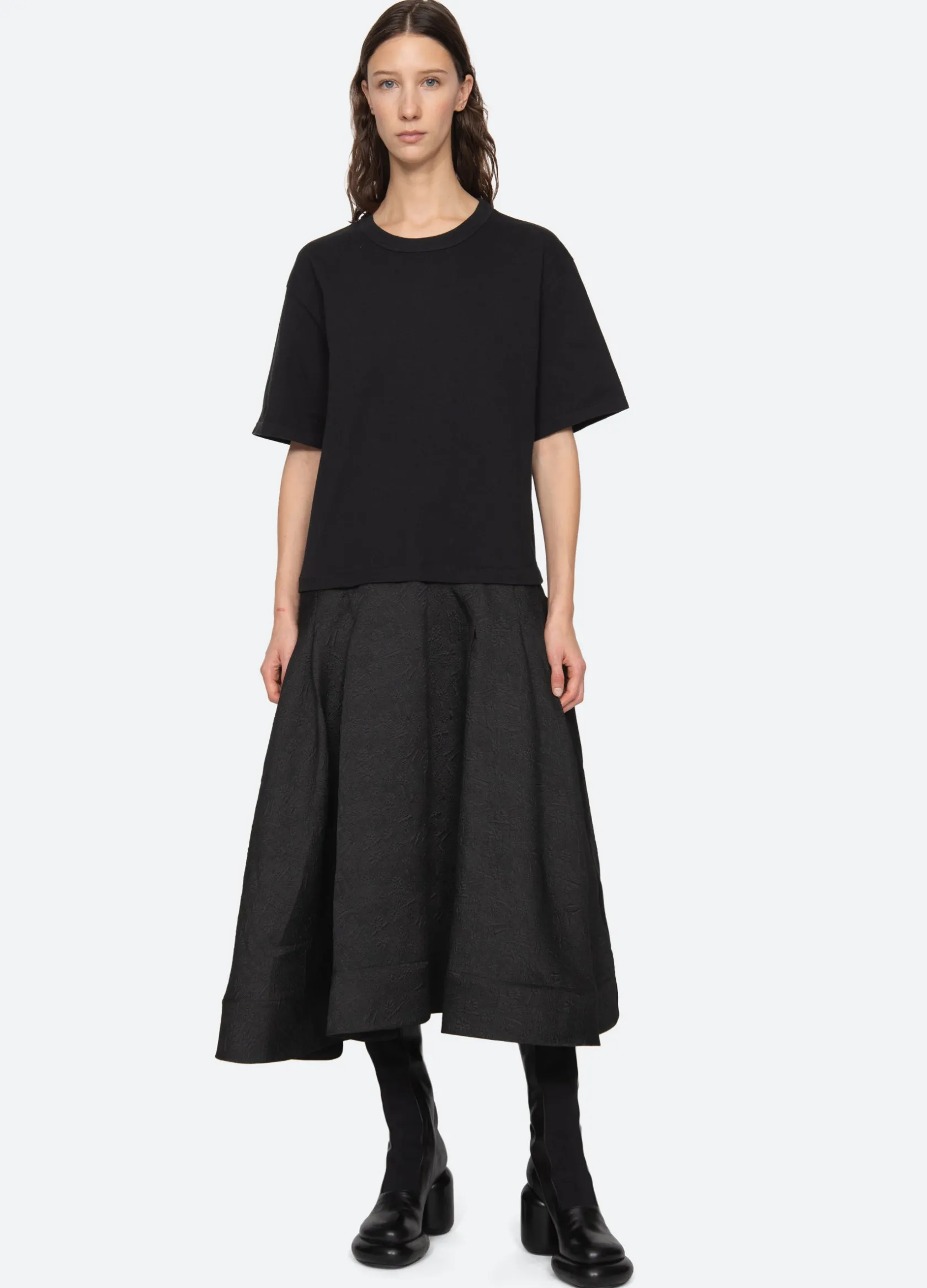 Dresses>Sea New York Elegi T-Shirt Dress Black