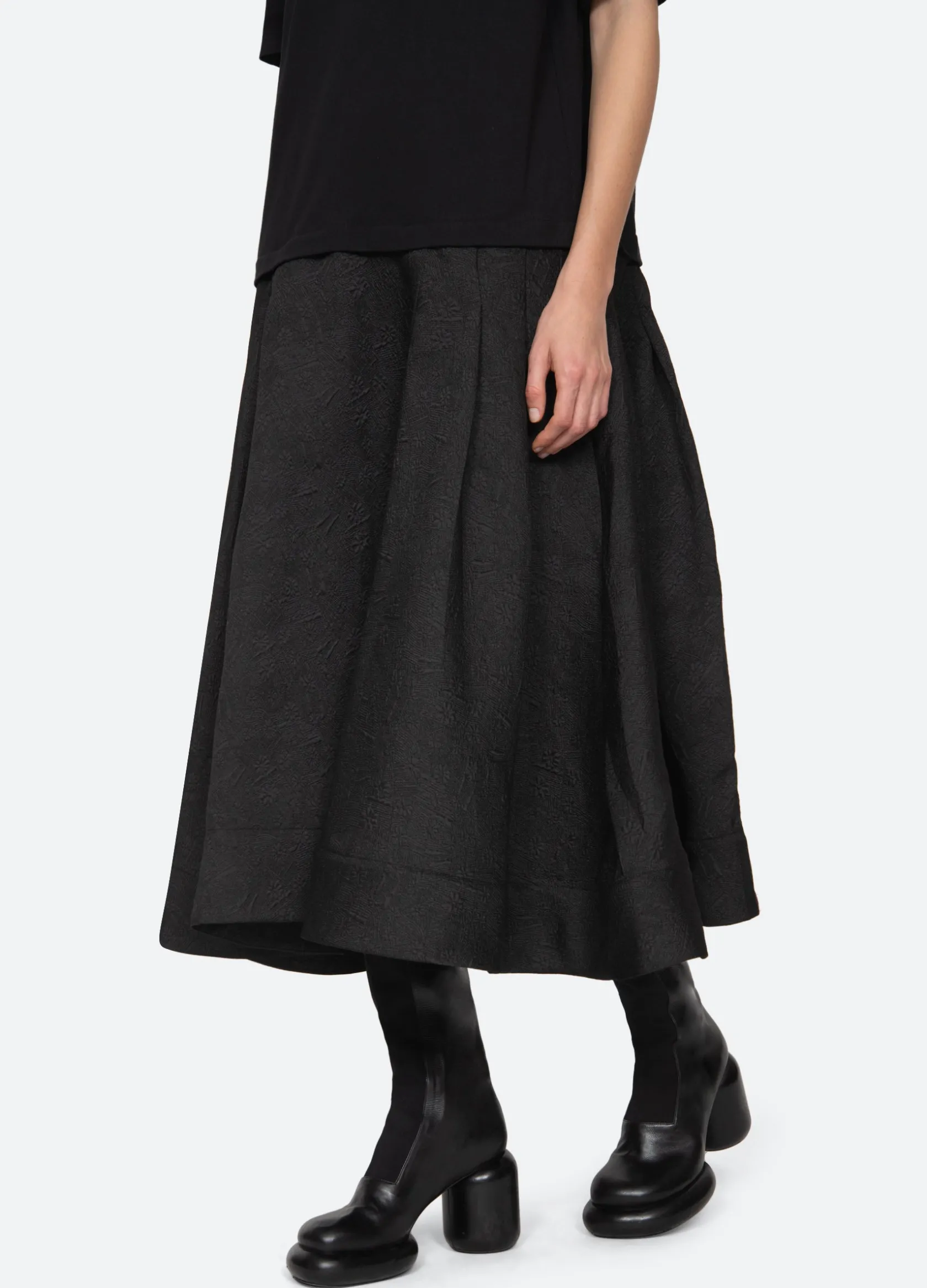 Dresses>Sea New York Elegi T-Shirt Dress Black