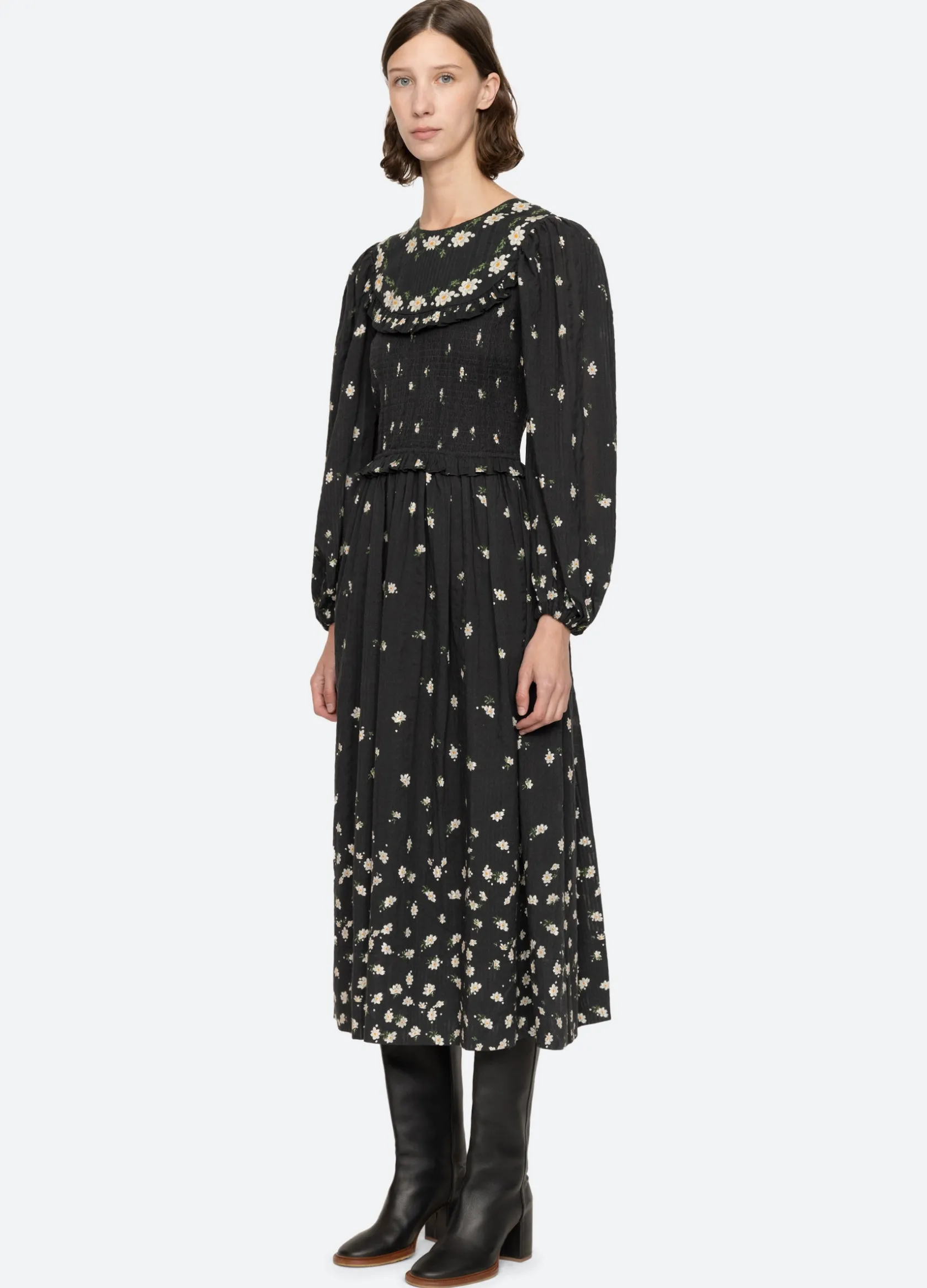 Dresses>Sea New York Elizabeth L/S Dress Black