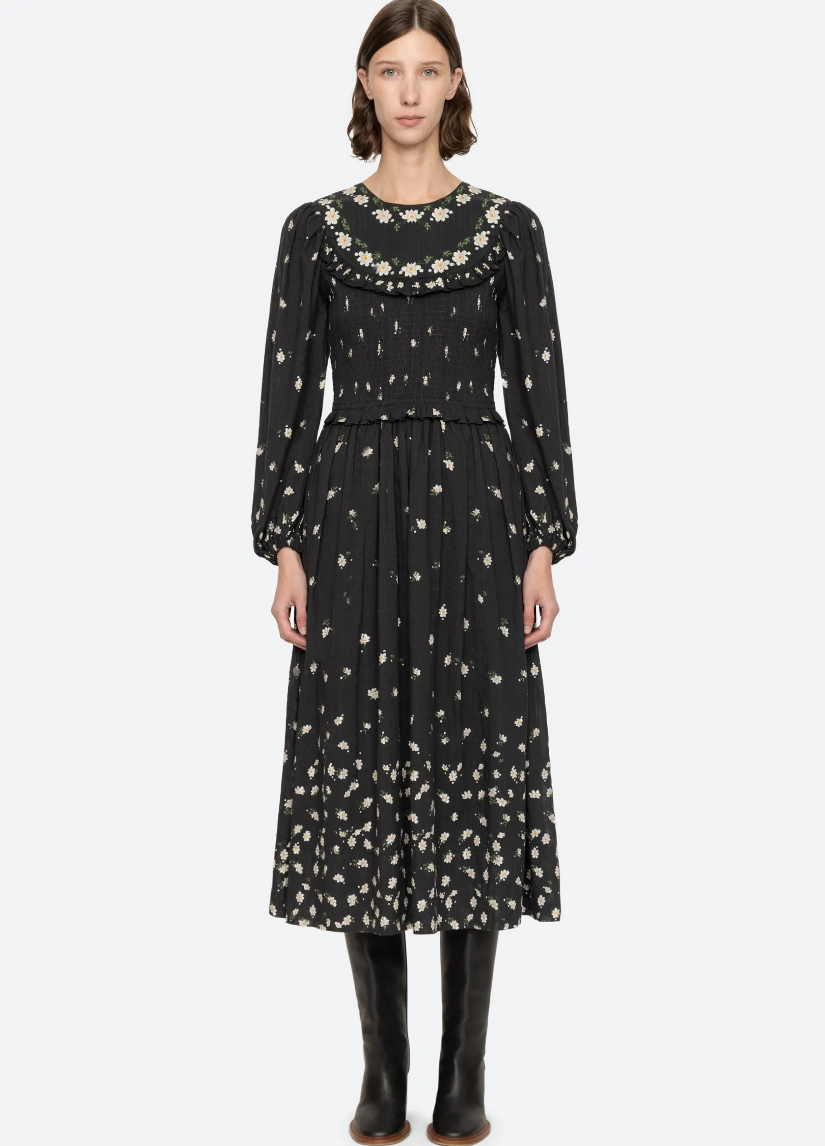 Dresses>Sea New York Elizabeth L/S Dress Black