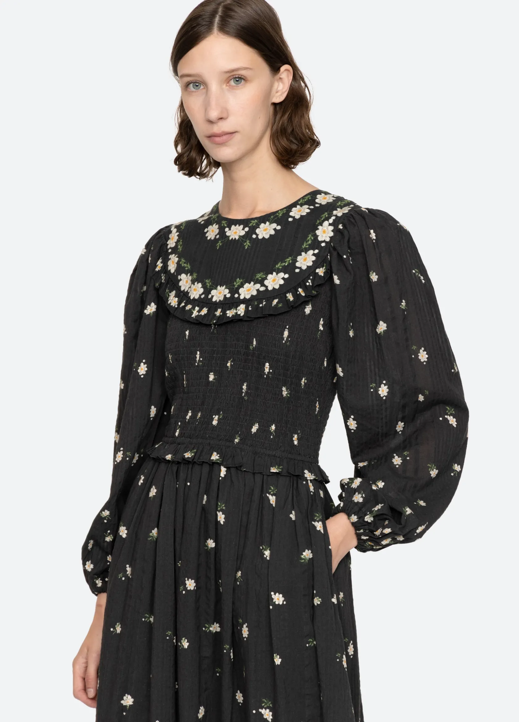 Dresses>Sea New York Elizabeth L/S Dress Black