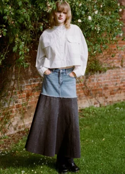 Bottoms>Sea New York Elle Skirt Blue
