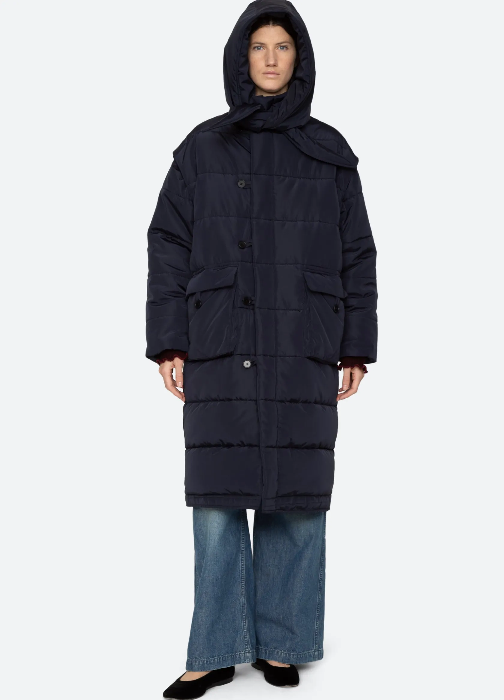 Outerwear>Sea New York Estelle Coat Navy