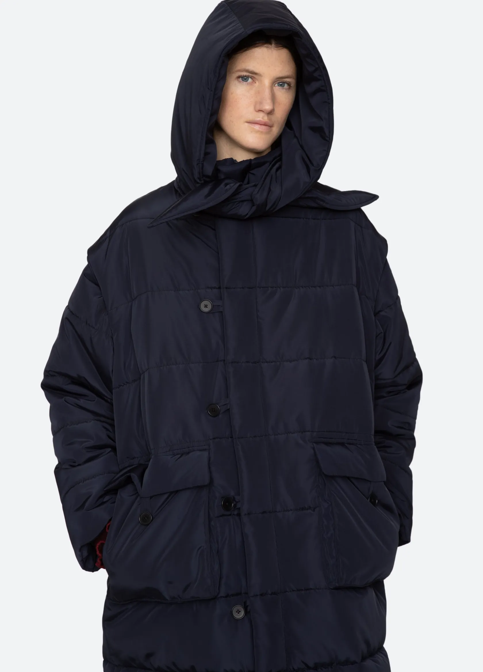 Outerwear>Sea New York Estelle Coat Navy