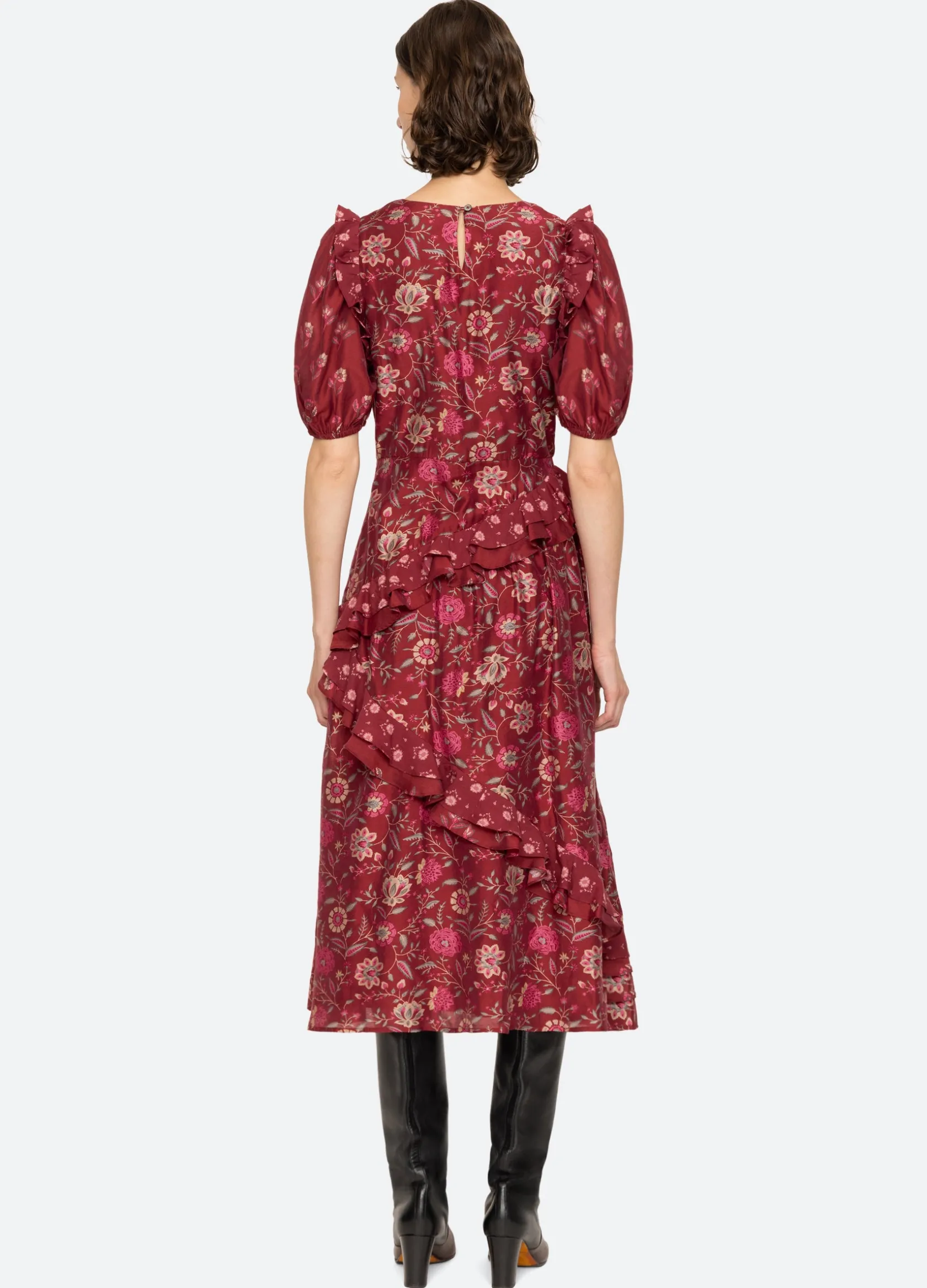 Dresses>Sea New York Famke Dress Magenta