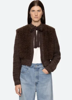 Outerwear>Sea New York Fenna Jacket Chocolate