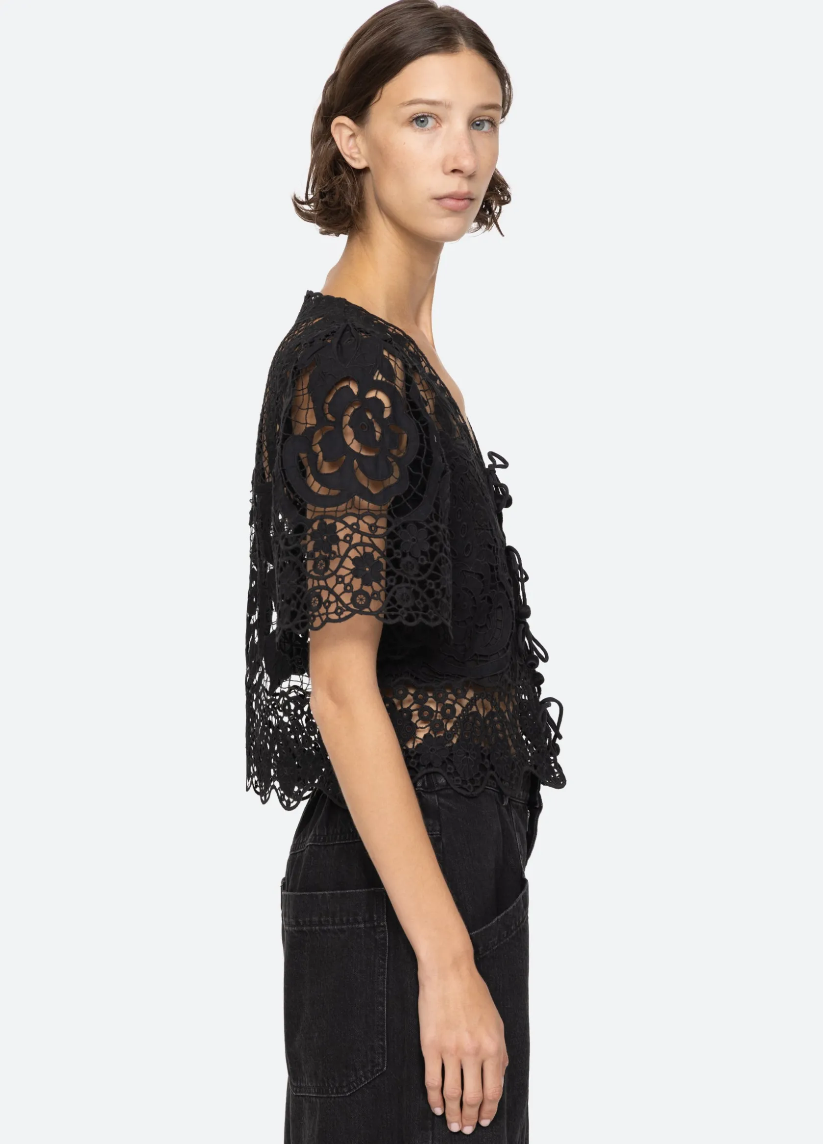 Tops>Sea New York Gianna Tie Top