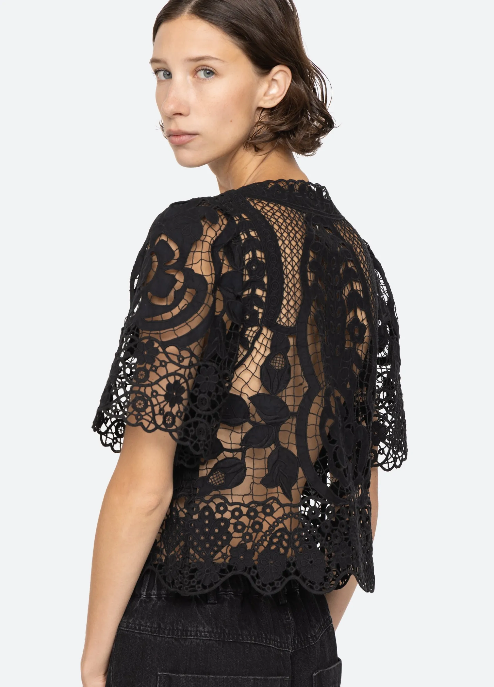 Tops>Sea New York Gianna Tie Top