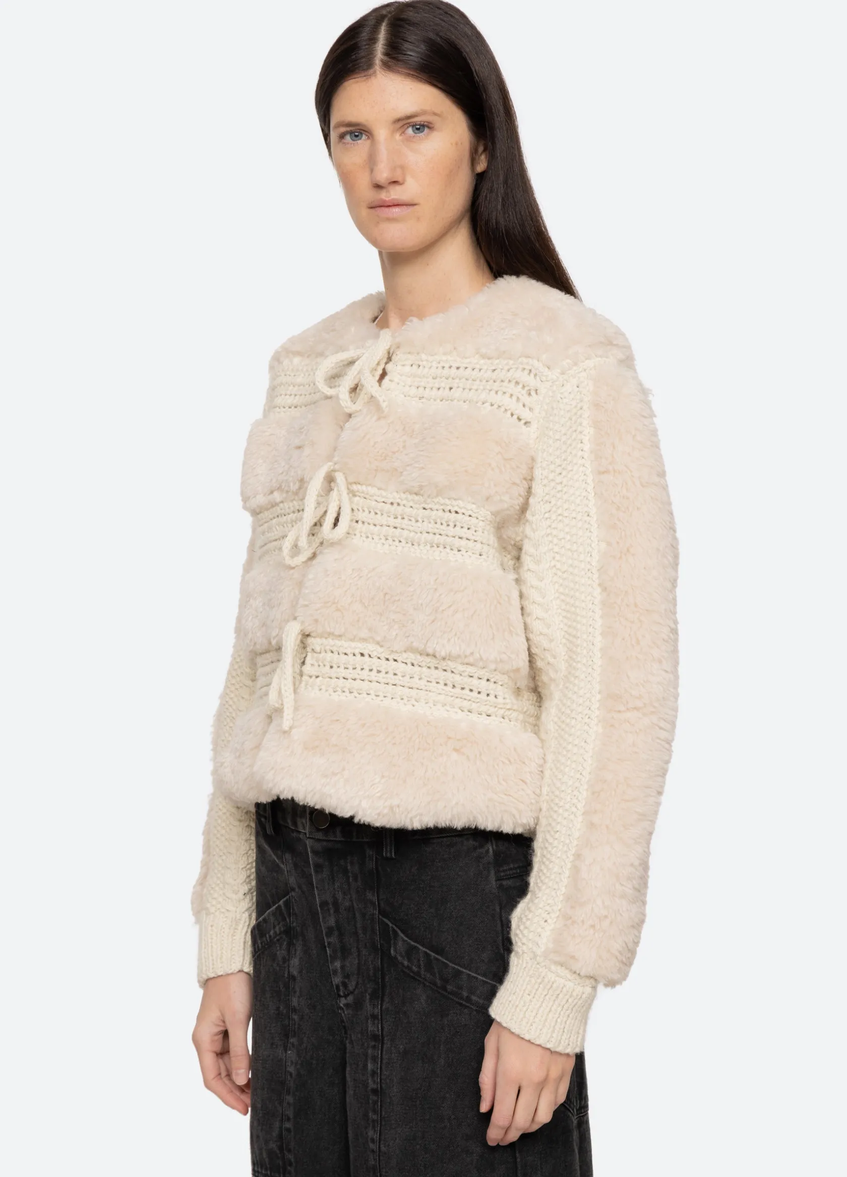 Outerwear>Sea New York Gisele Jacket Cream