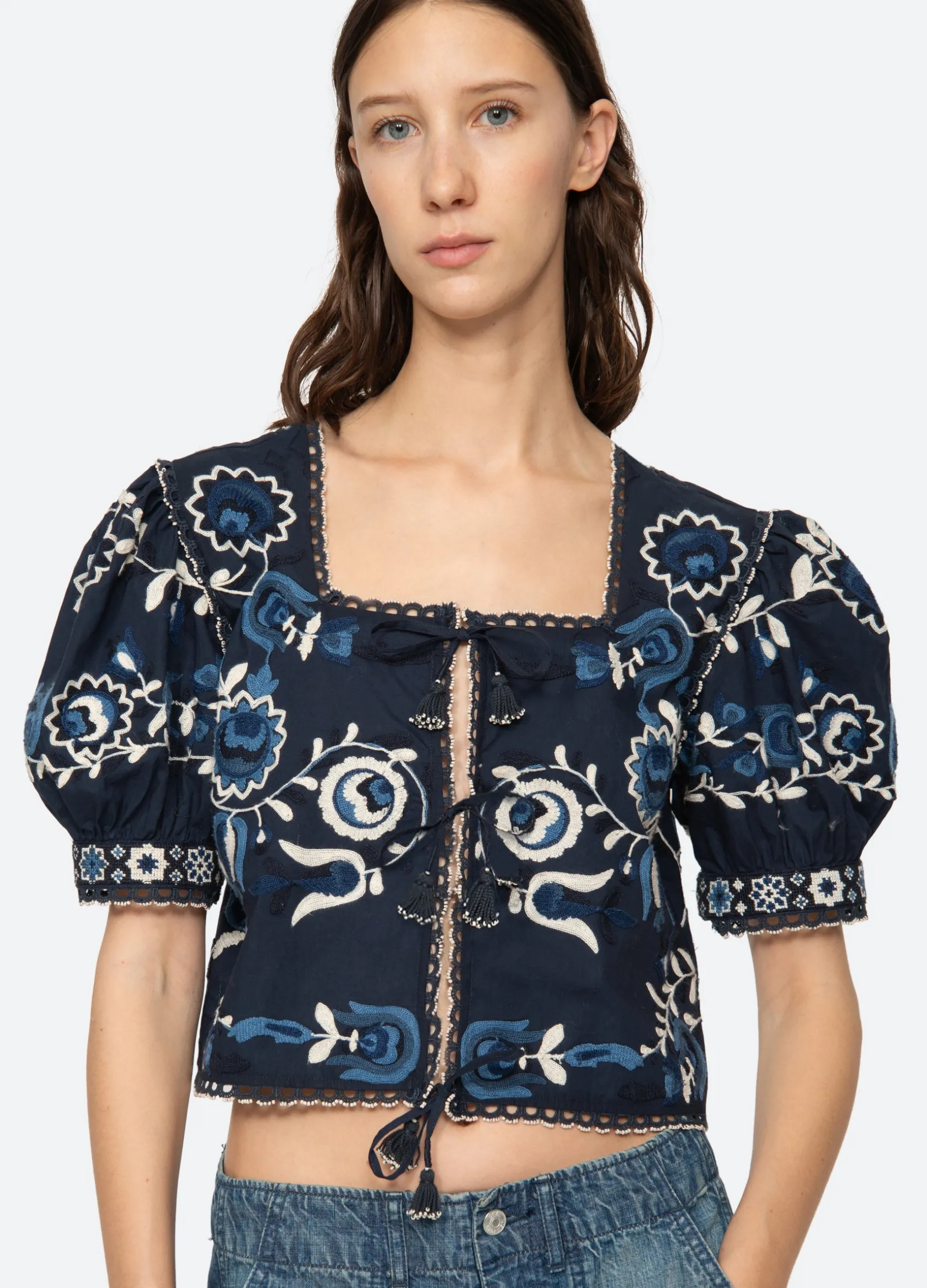 Tops>Sea New York Inga Top Navy