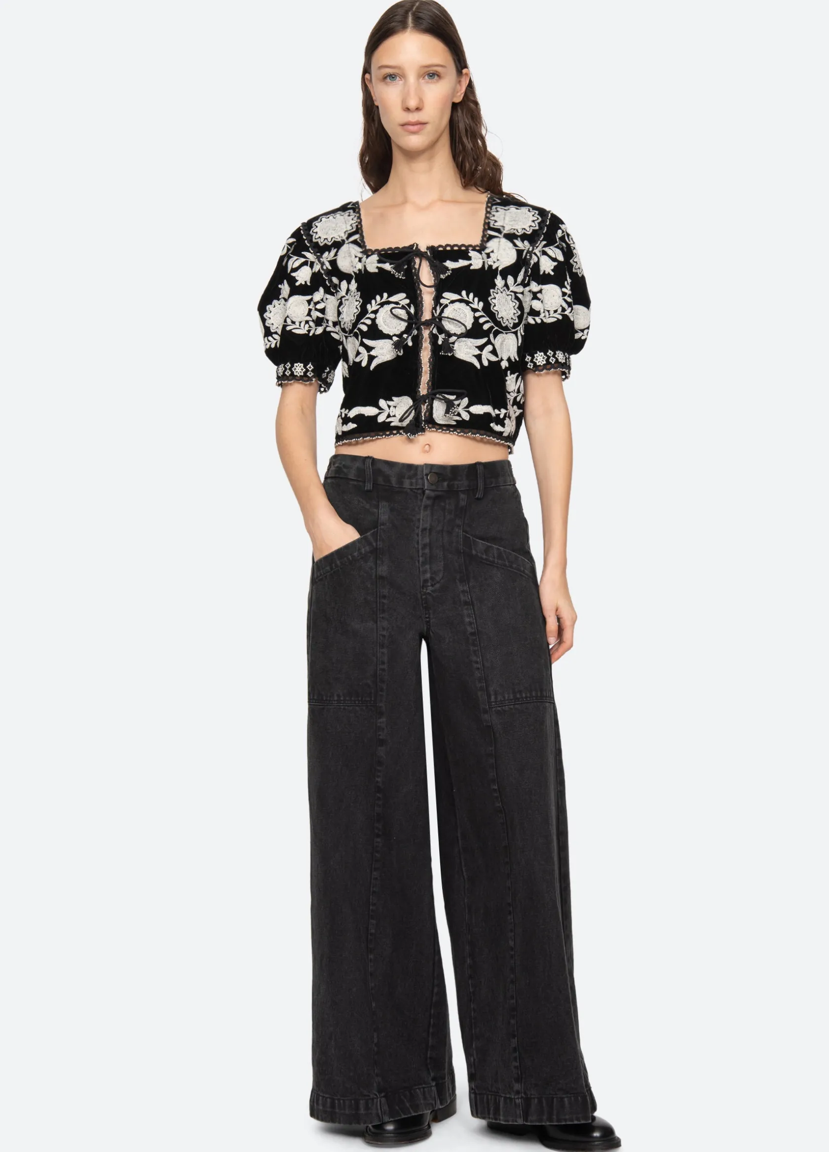 Tops>Sea New York Irene Top Black
