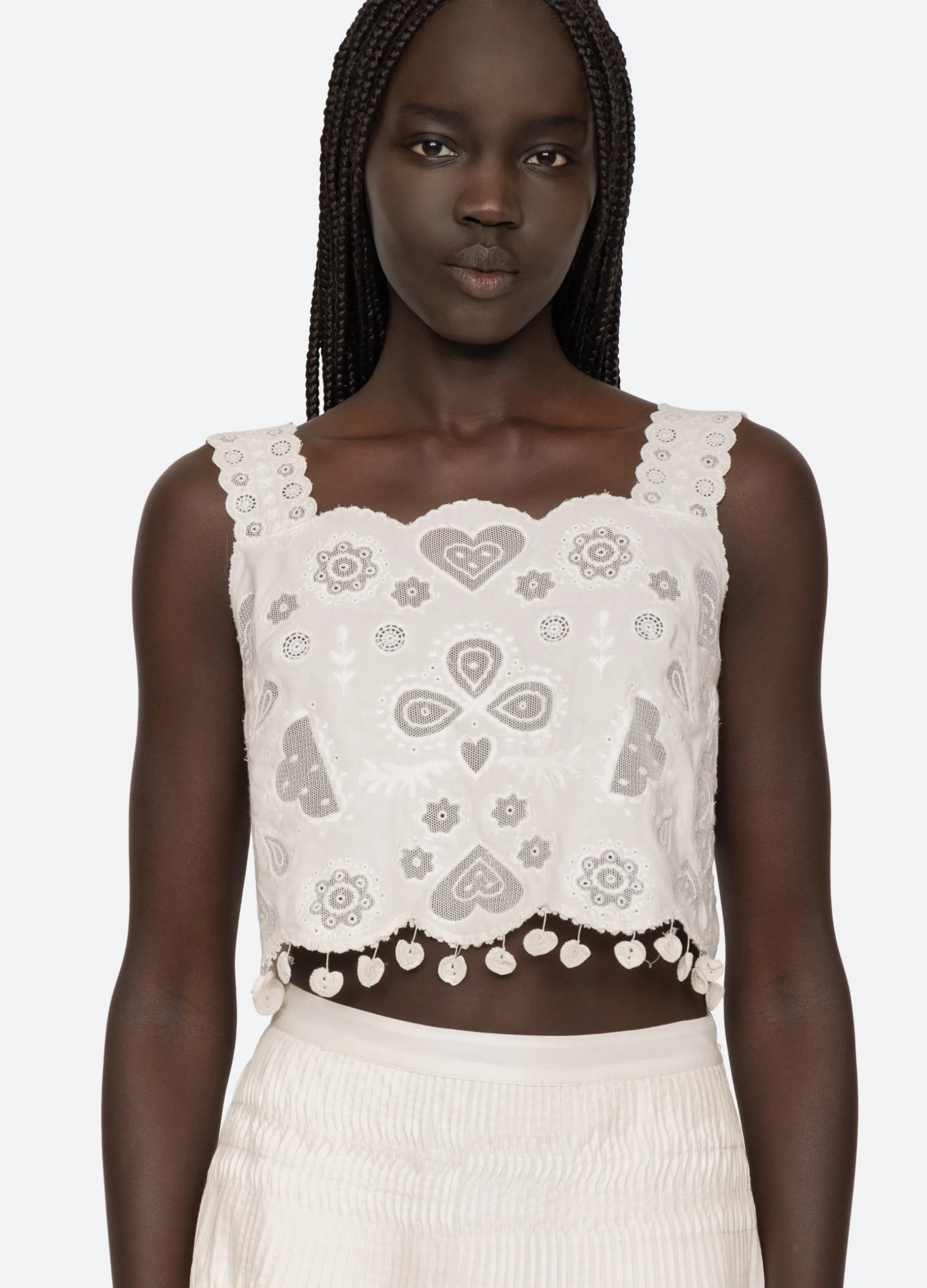 Tops>Sea New York Jeanetta Top White