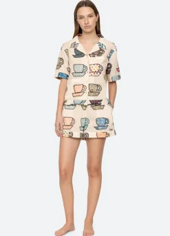 Sleepwear>Sea New York Karmen PJ Short Set Multi