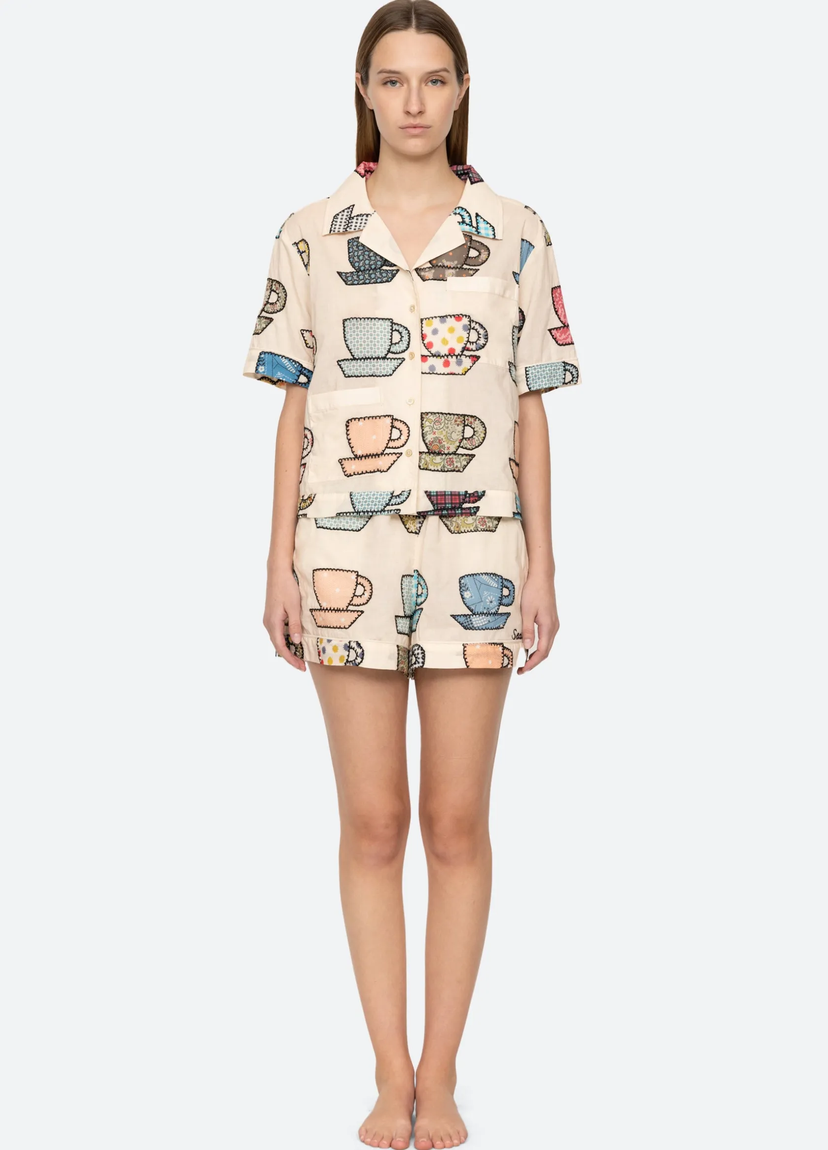 Sleepwear>Sea New York Karmen PJ Short Set Multi