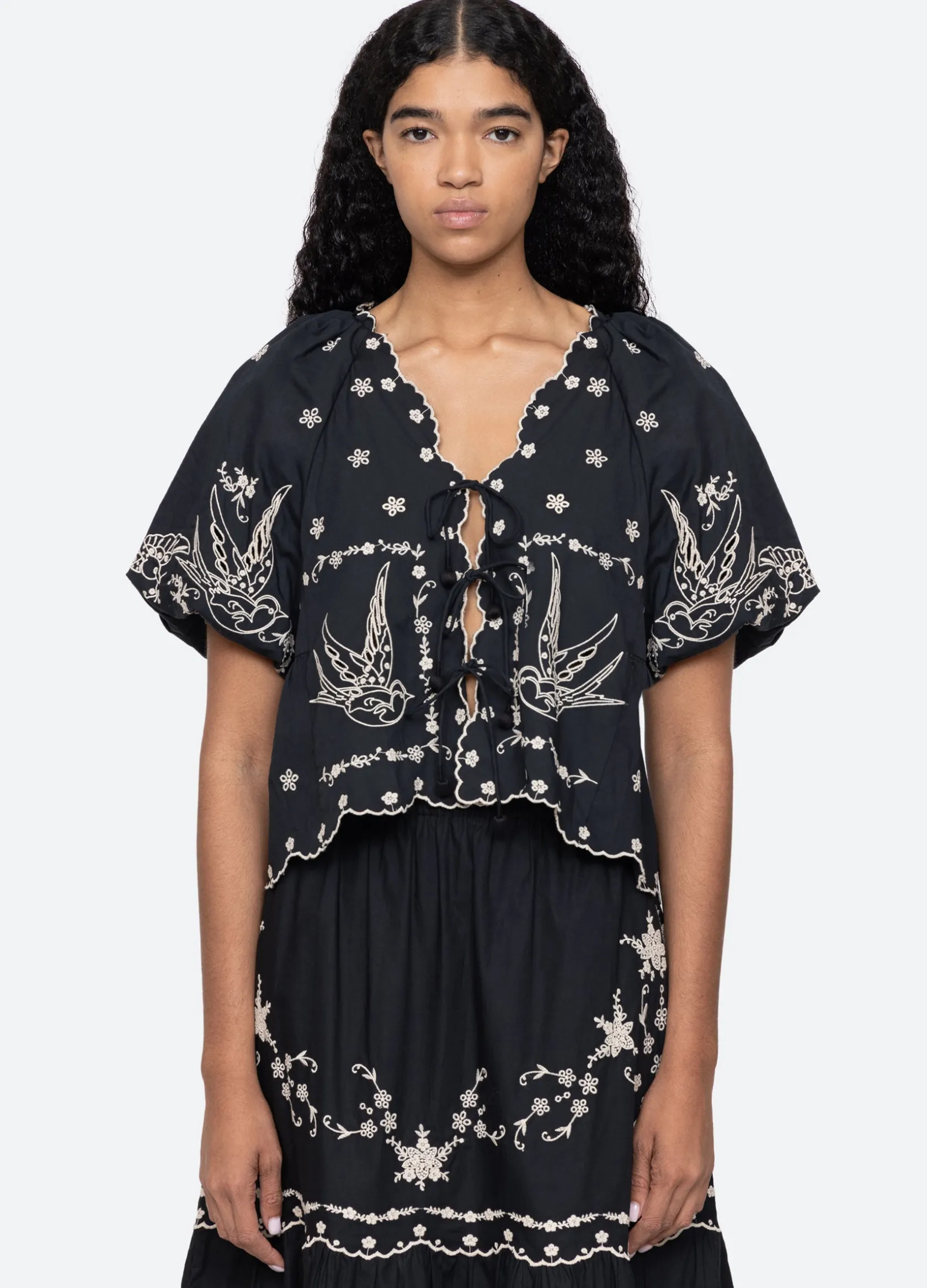 Tops>Sea New York Kingsley Top Black