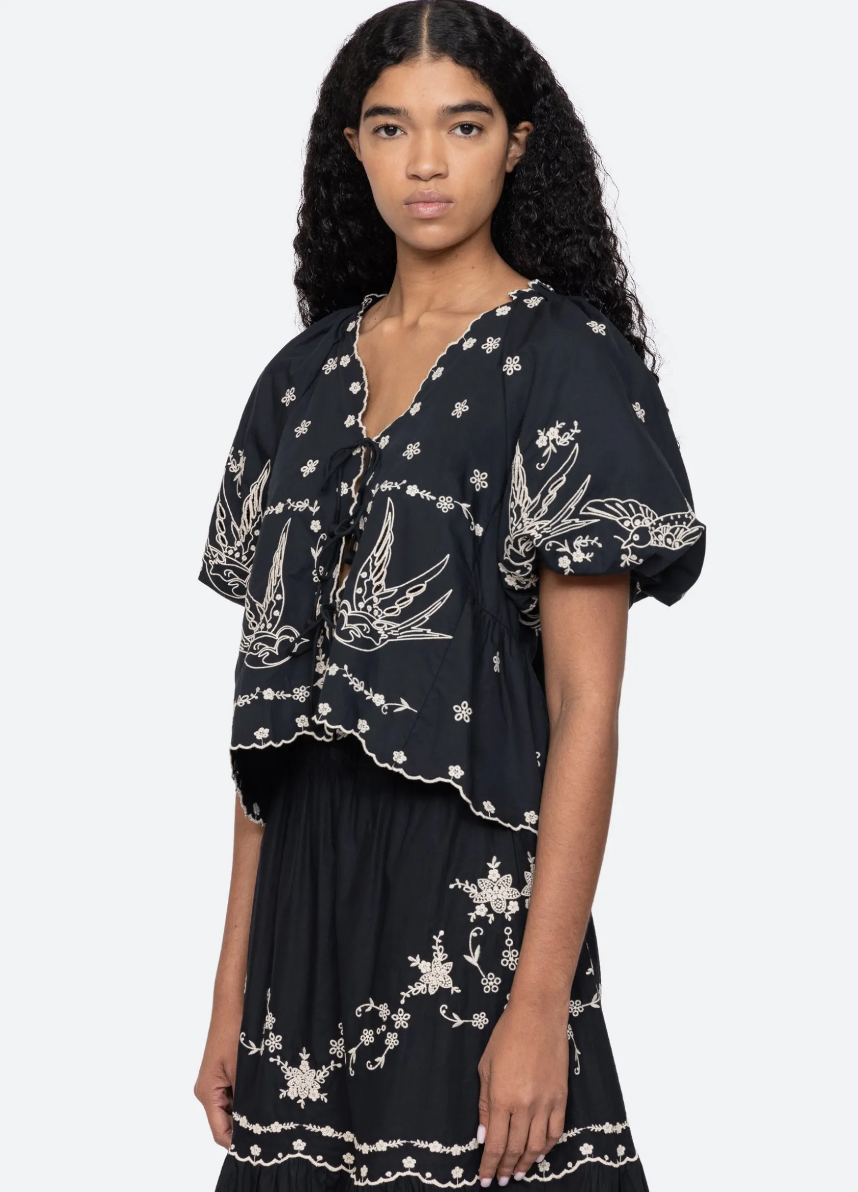 Tops>Sea New York Kingsley Top Black