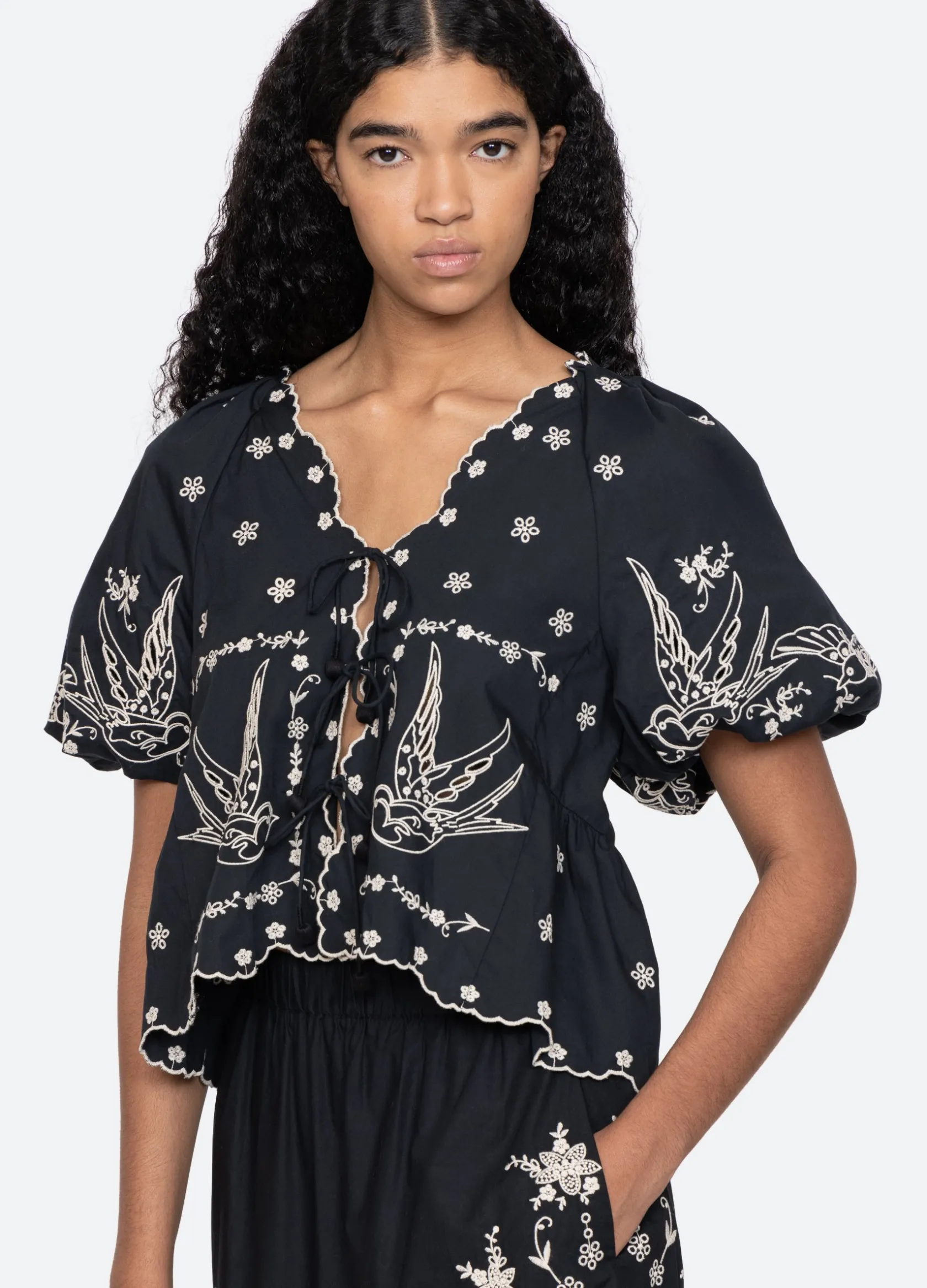 Tops>Sea New York Kingsley Top Black