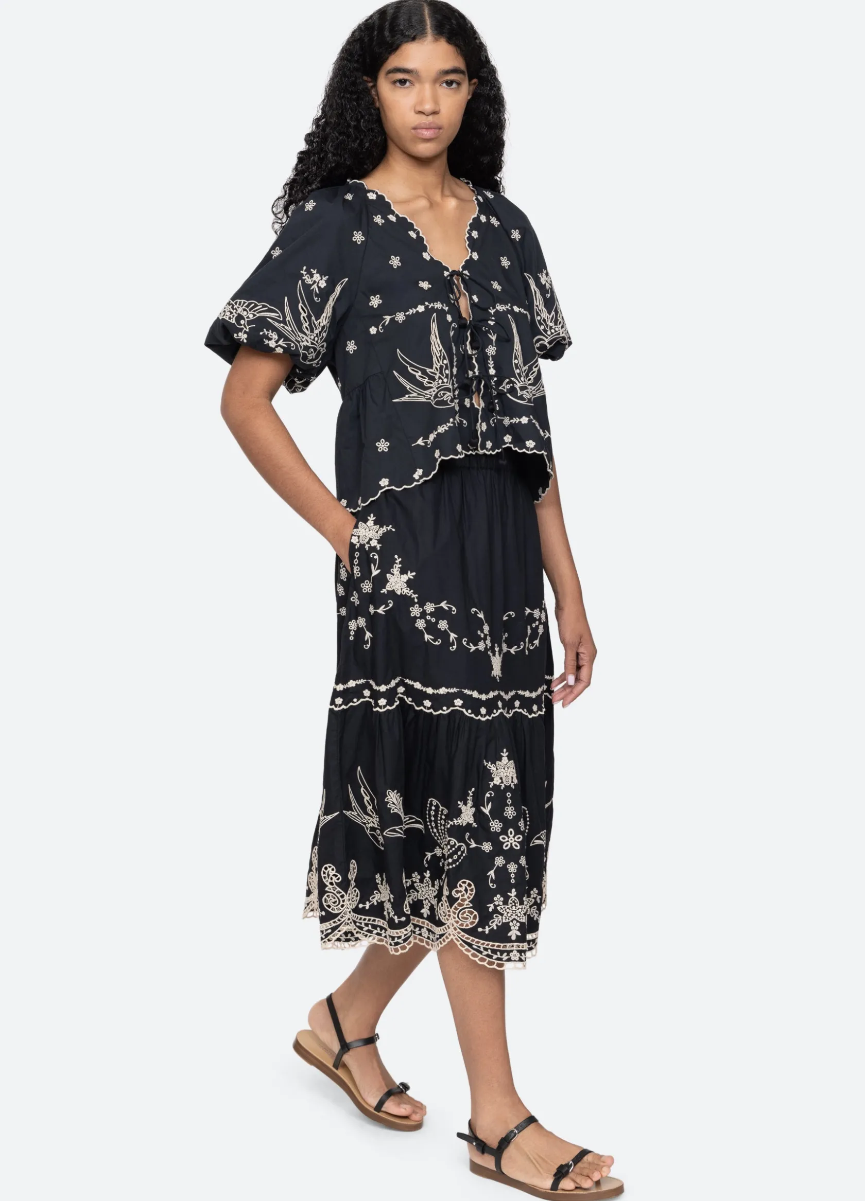 Tops>Sea New York Kingsley Top Black